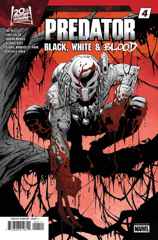 MARVEL COMICS PREDATOR BLACK, WHITE, & BLOOD #4