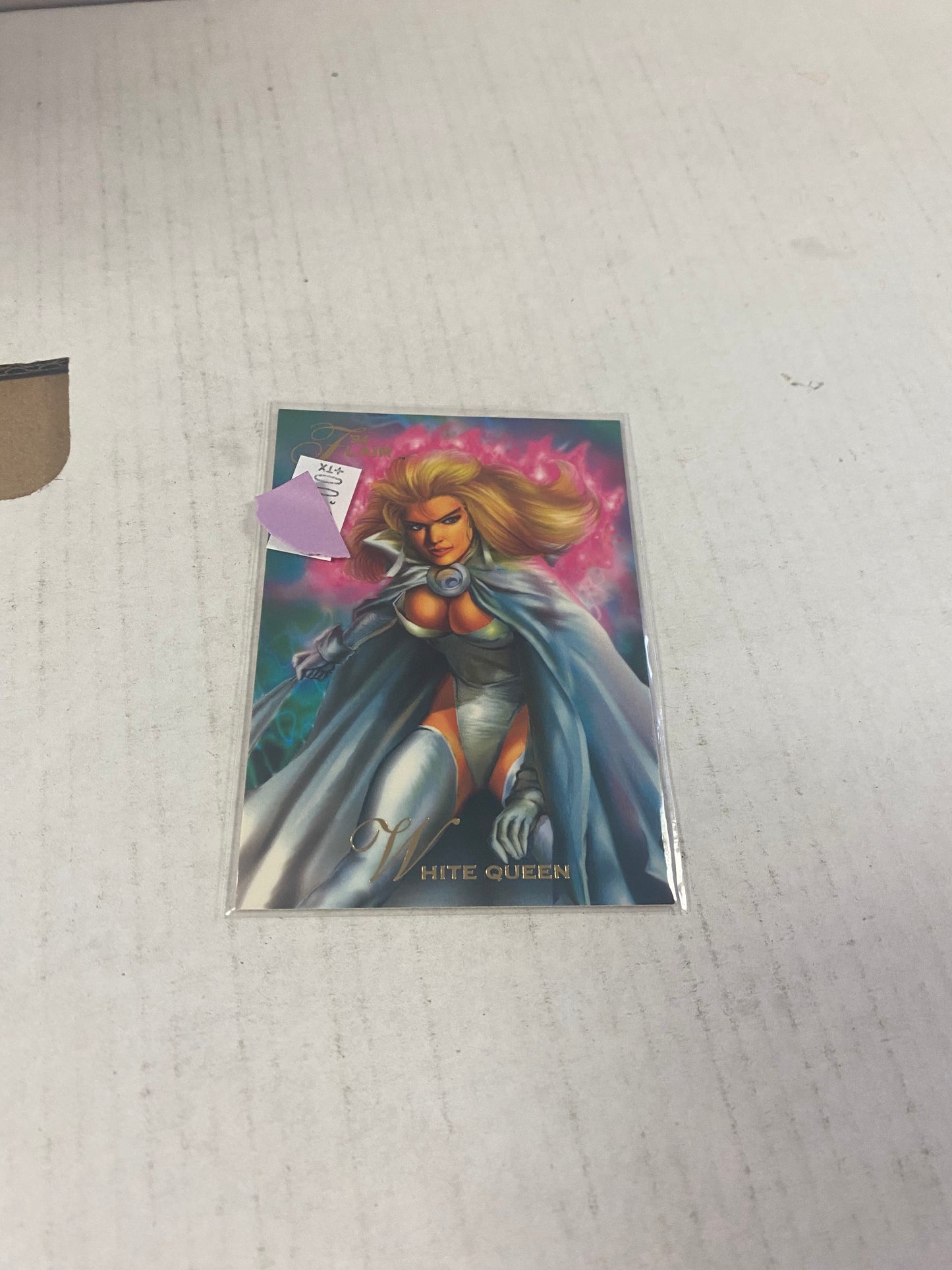 MARVEL FLAIR 1994 WHITE QUEEN GREAT CONDITION