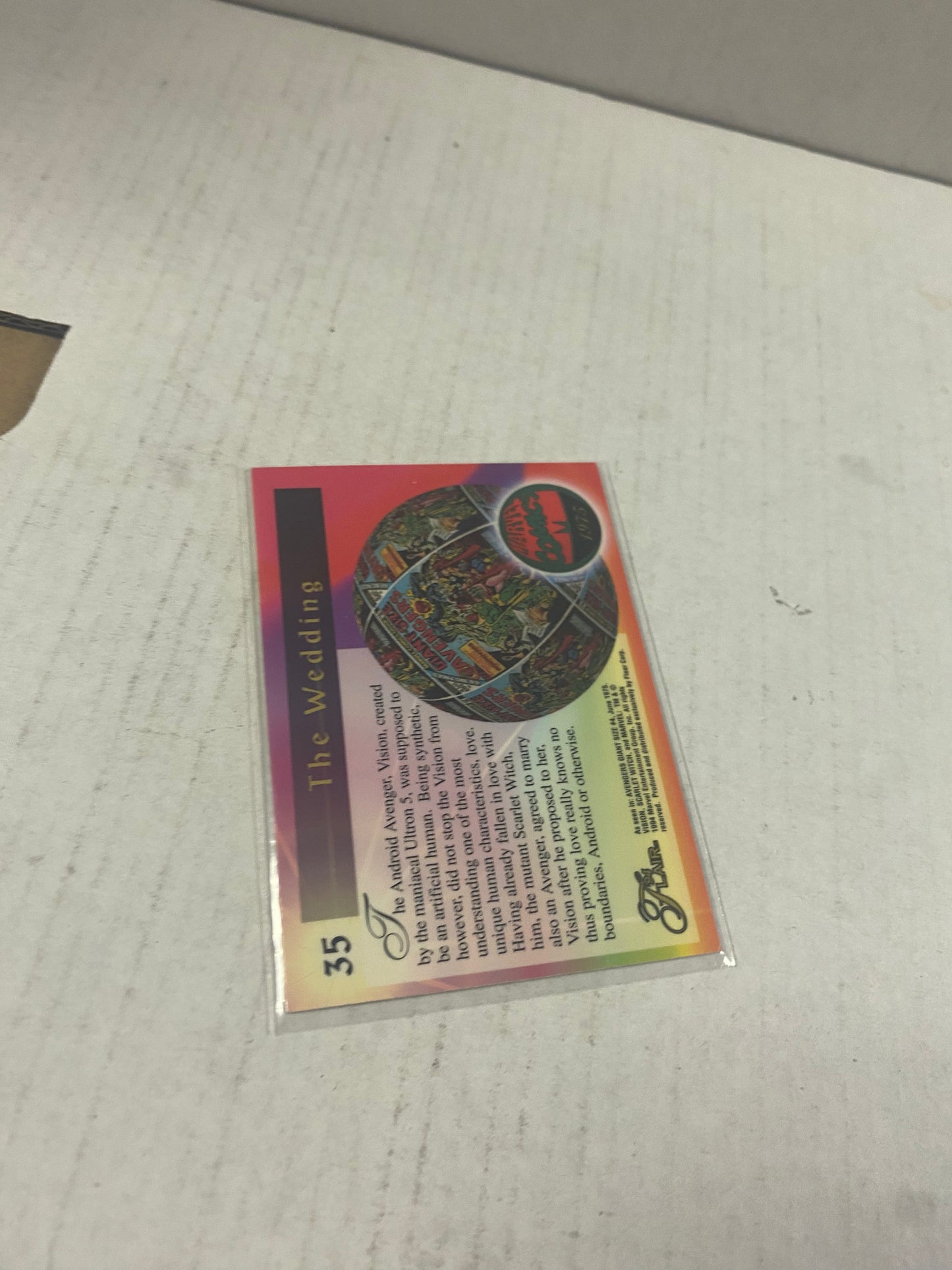 MARVEL FLAIR 1994 SCARLET WITCH GREAT CONDITION