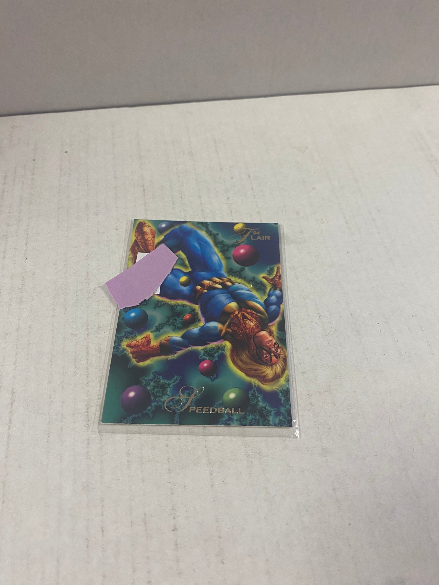 MARVEL FLAIR 1994 SPEEDBALL GREAT CONDITION