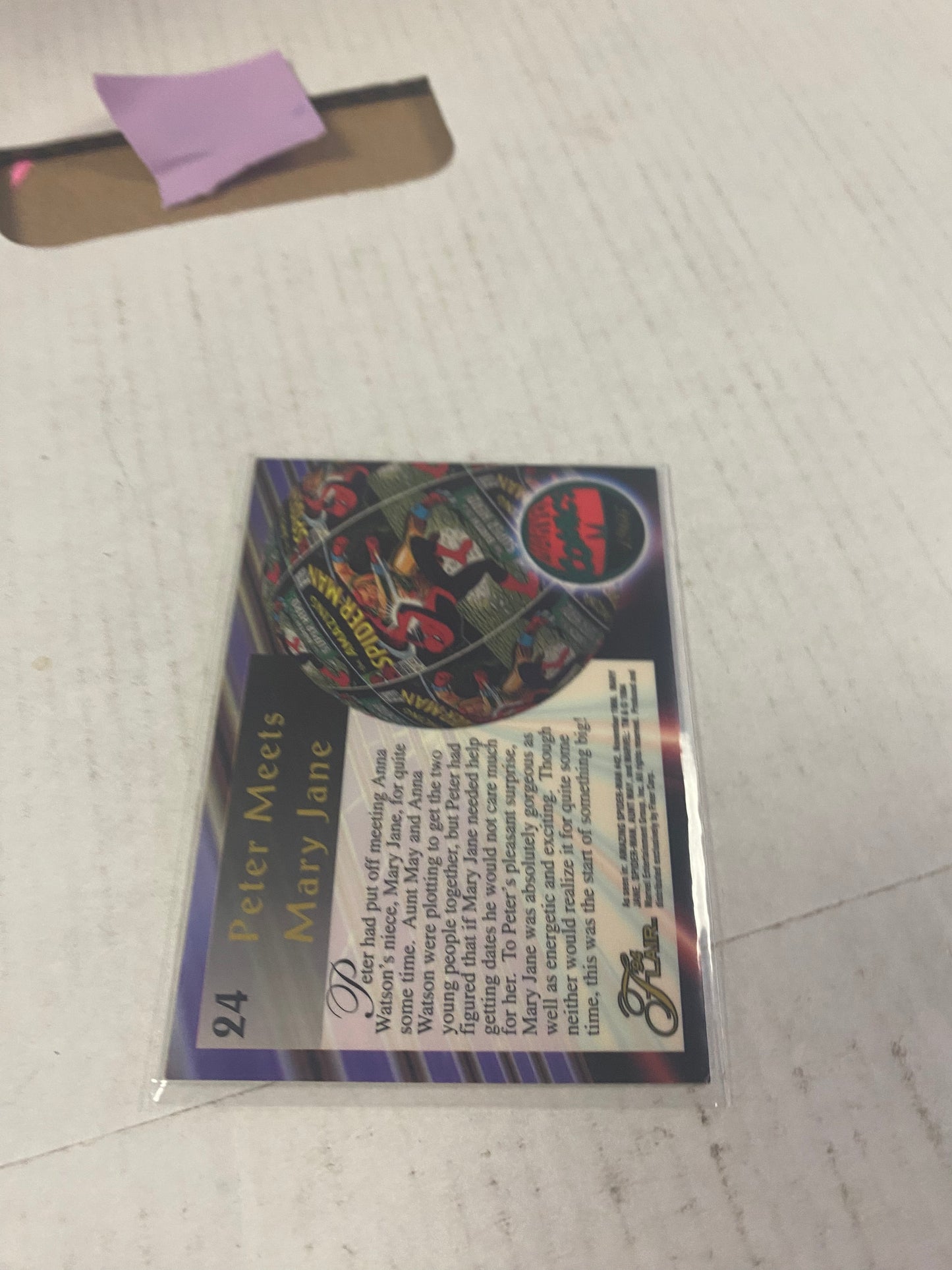 MARVEL FLAIR 94 MARY JANE GREAT CONDITION