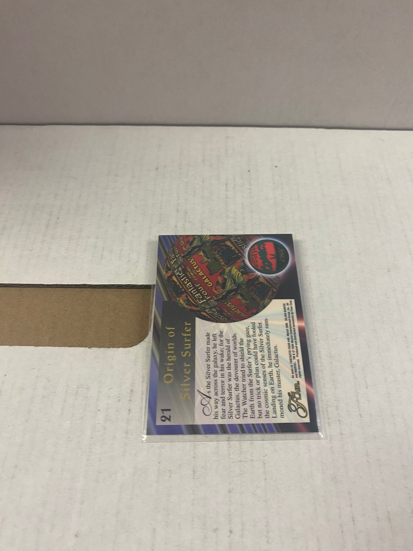MARVEL FLAIR 94 THE POWER COSMIC GREAT CONDITION