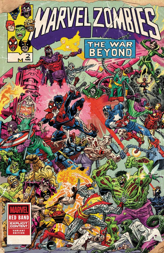 MARVEL COMICS MARVEL ZOMBIES #2 RED BAND RETRO VARIANT