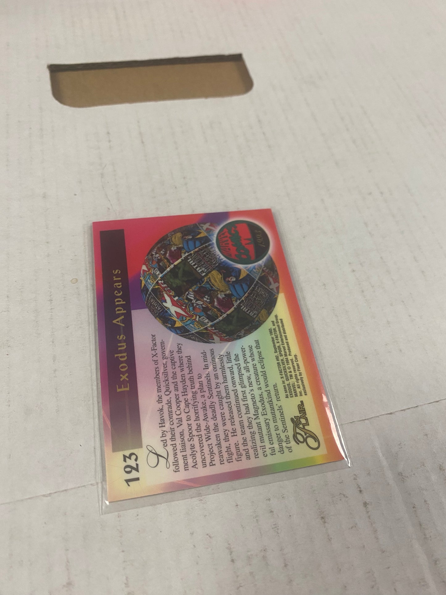 MARVEL FLAIR 94 EXODUS EXCELLENT CONDITION
