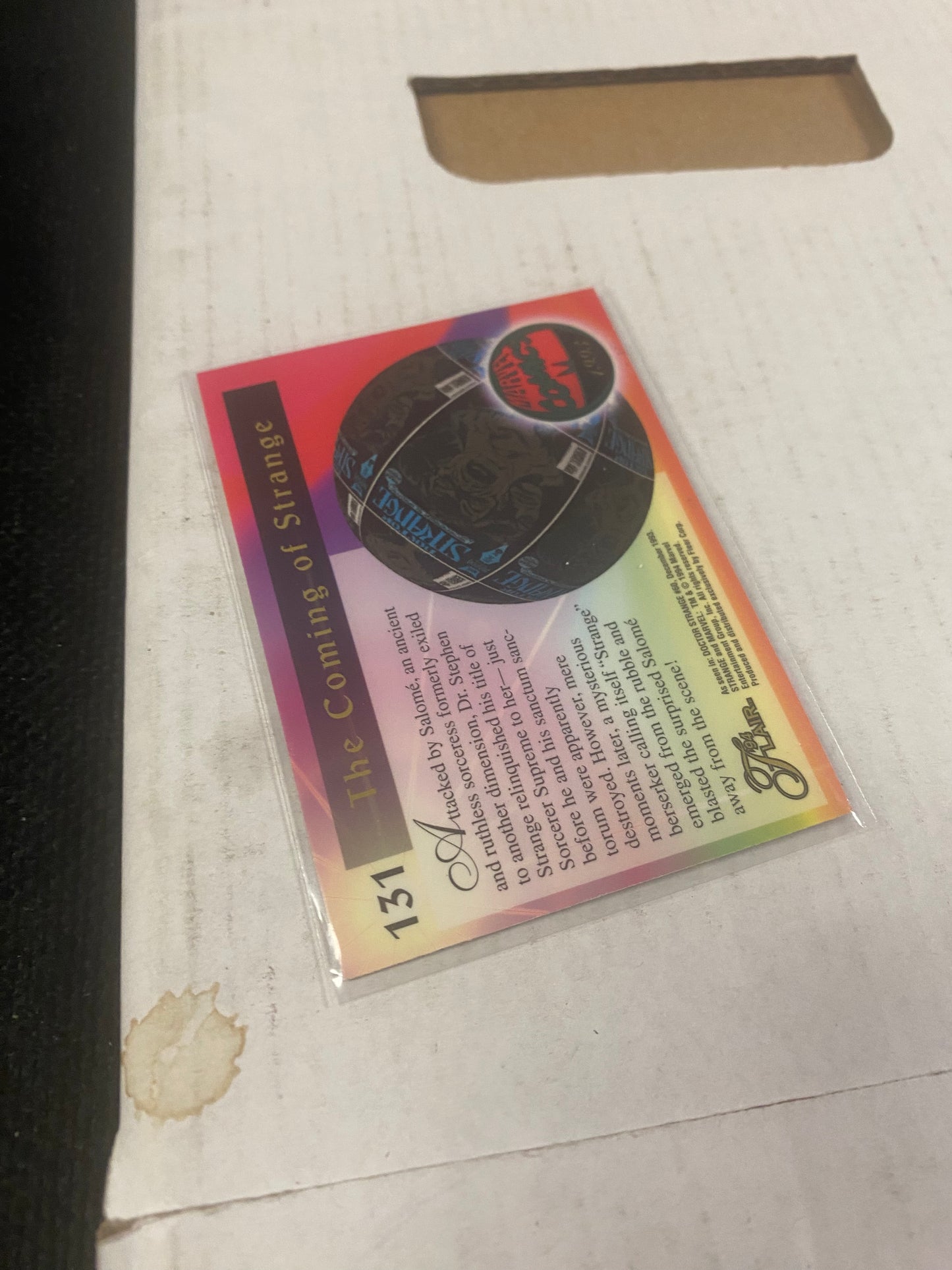MARVEL FLAIR 94 STRANGE GOID CONDITION