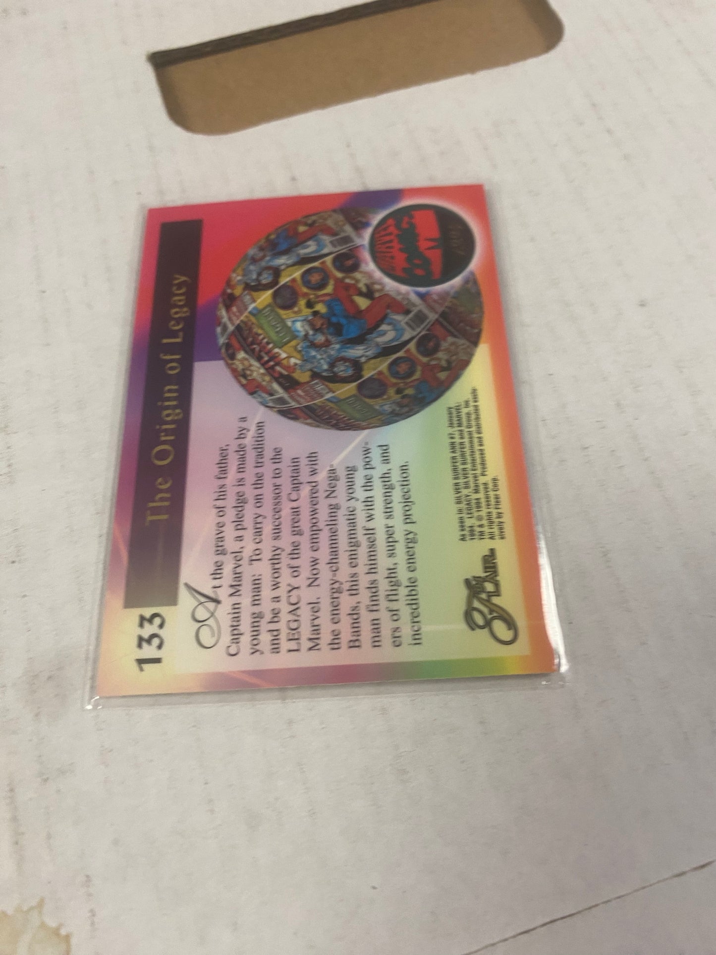 MARVEL FLAIR 94 LEGACY GOOD CONDITION