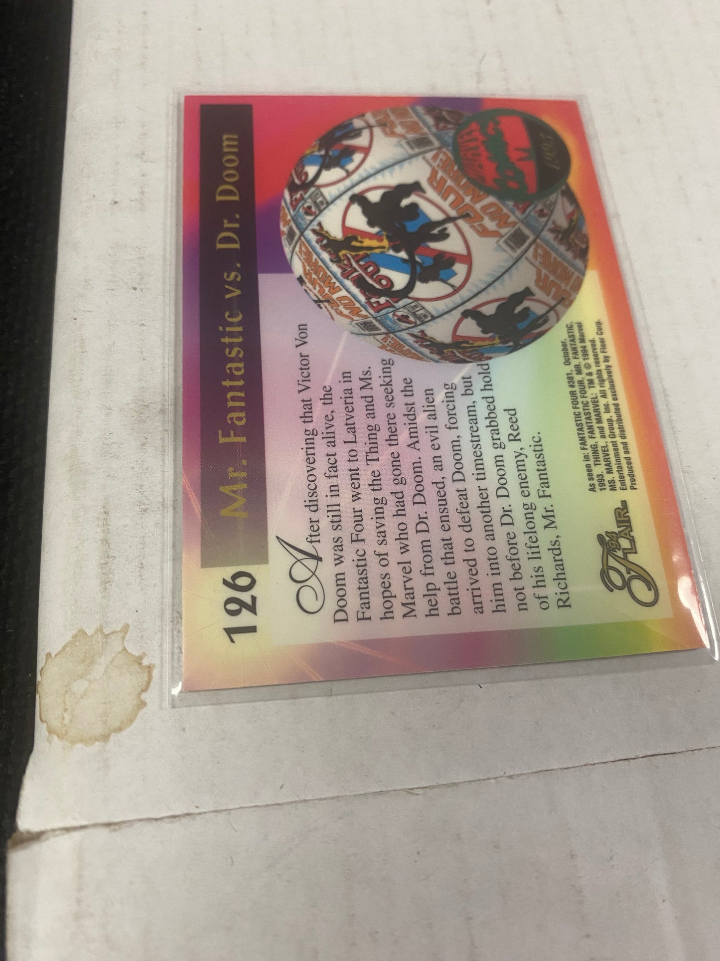 MARVEL FLAIR 94 FINAL CONFLICT GOOD CONDITION