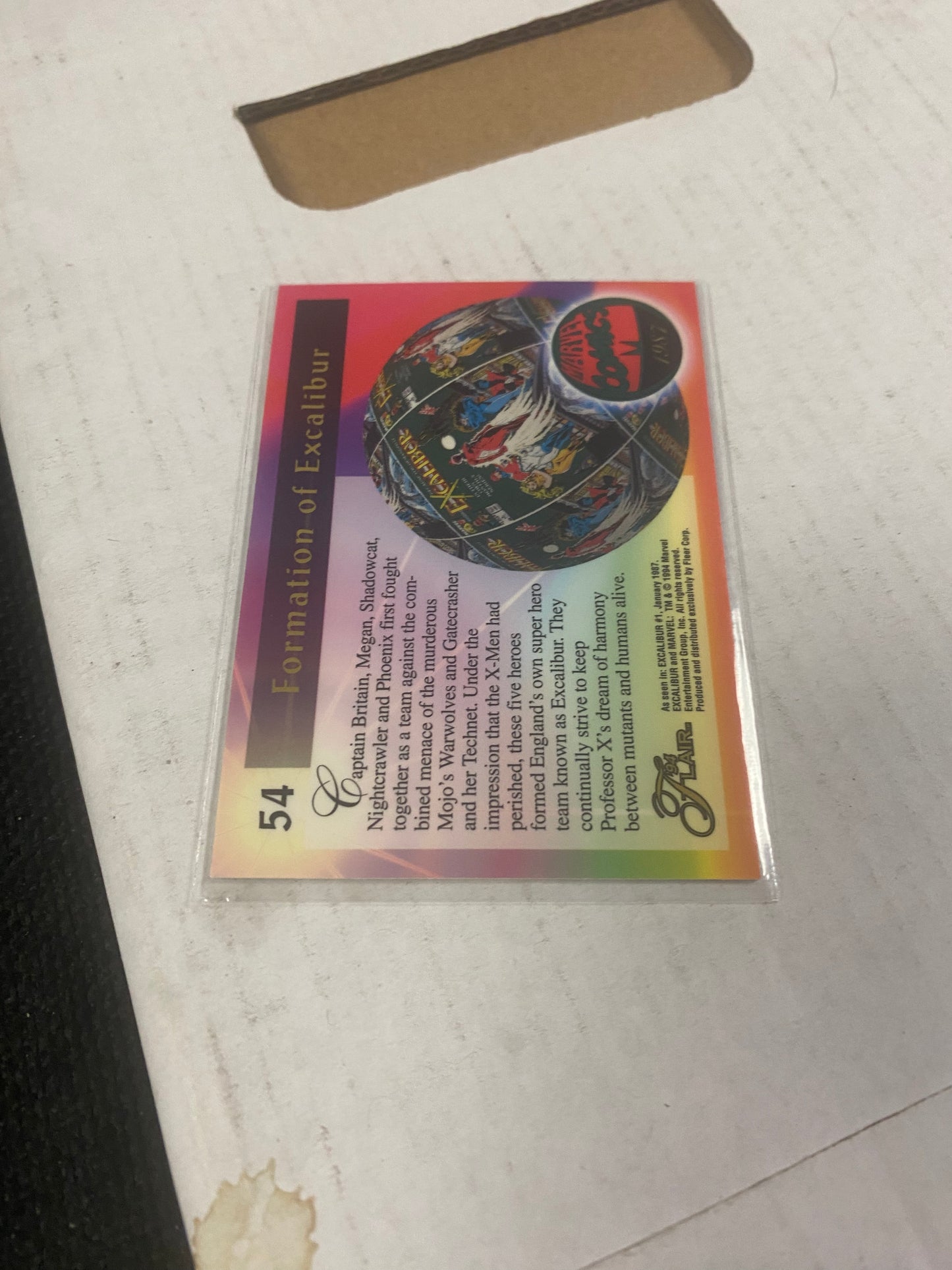MARVEL FLAIR 94 NIGHTCRAWLER GREAT CONDITION
