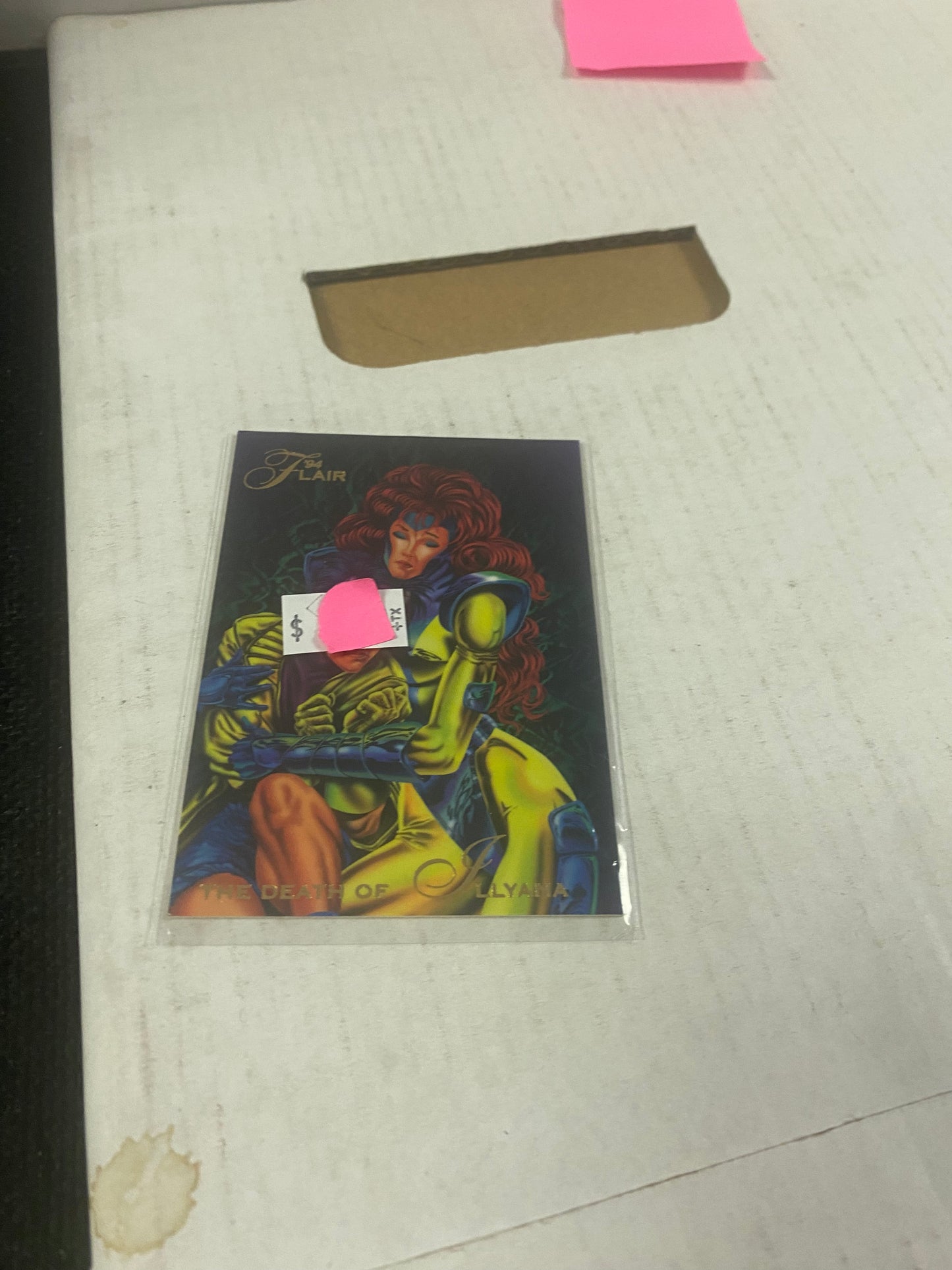 MARVEL FLAIR 94 DEATH OF ILLYANA OKAY CONDITION