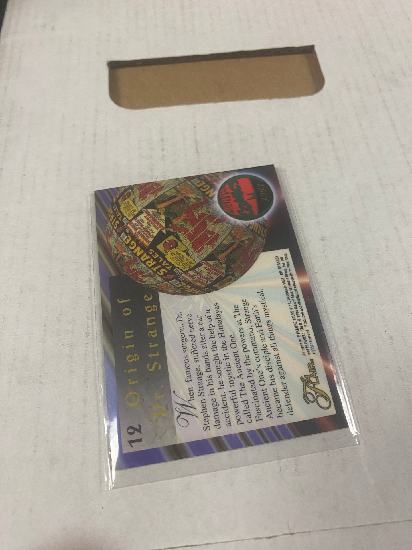 MARVEL FLAIR 94 DR STRANGE OKAY CONDITION