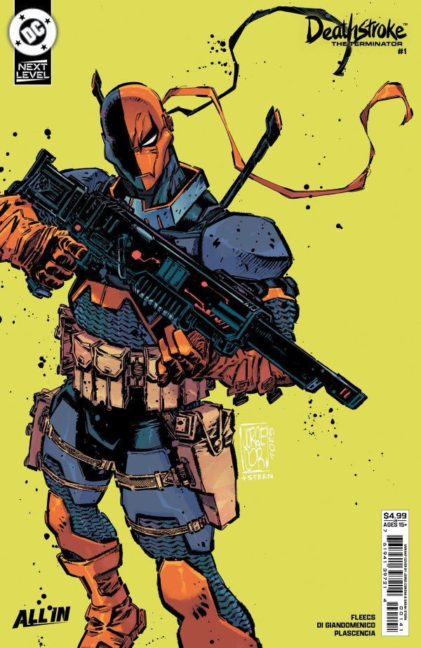 DC COMICS DEATHSTROKE THE TERMINATOR #1 CVR D JORGE CORONA NEXT LEVEL CARD STOCK VAR