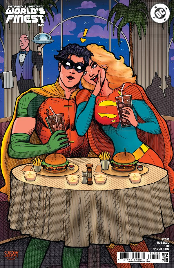 DC COMICS BATMAN SUPERMAN WORLDS FINEST #49 CVR B NATHAN SZERDY CARD STOCK VAR
