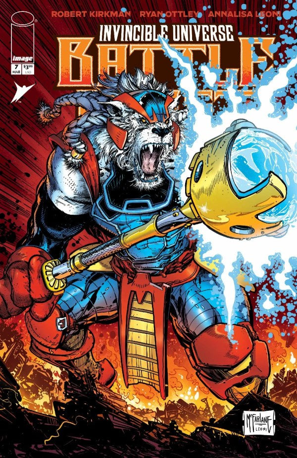 IMAGE COMICS .INVINCIBLE UNIVERSE BATTLE BEAST #7 CVR B TODD MCFARLANE & ANNALISA LEONI VAR