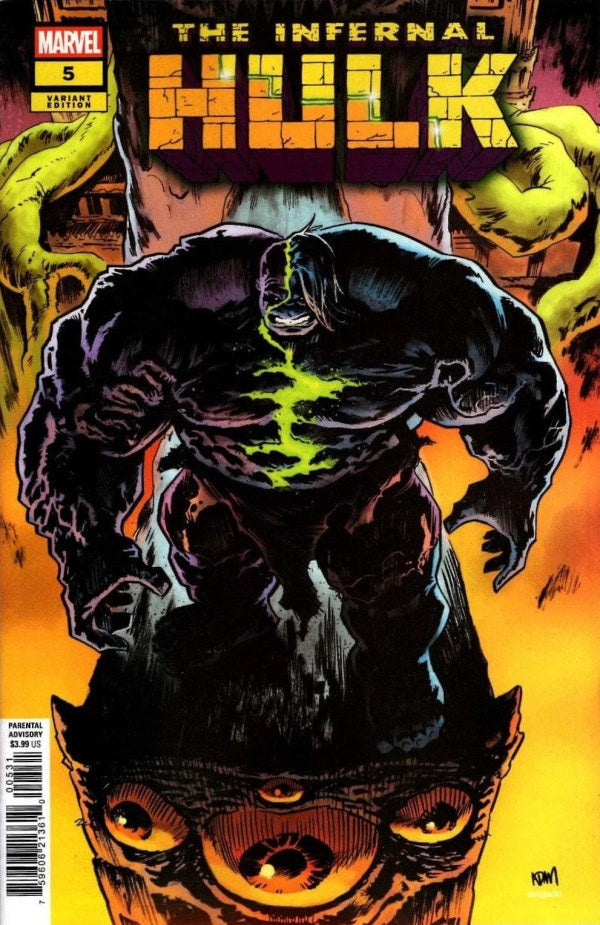 MARVEL COMICS INFERNAL HULK #5 ADAM GORHAM VARIANT