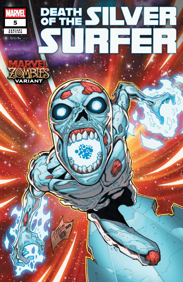 MARVEL COMICS DEATH OF THE SILVER SURFER #5 marvel zombies variant