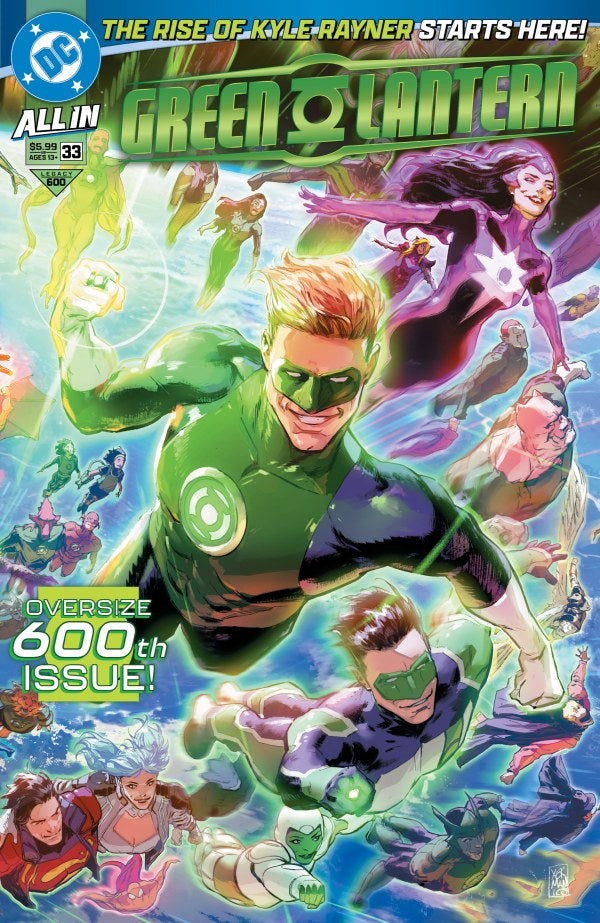 DC COMICS GREEN LANTERN #33 CVR A XERMANICO WRAPAROUND (#600)