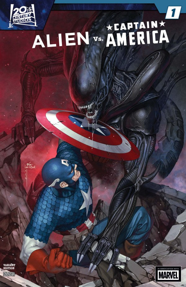 MARVEL COMICS ALIEN VS. CAPTAIN AMERICA #1 CVR B