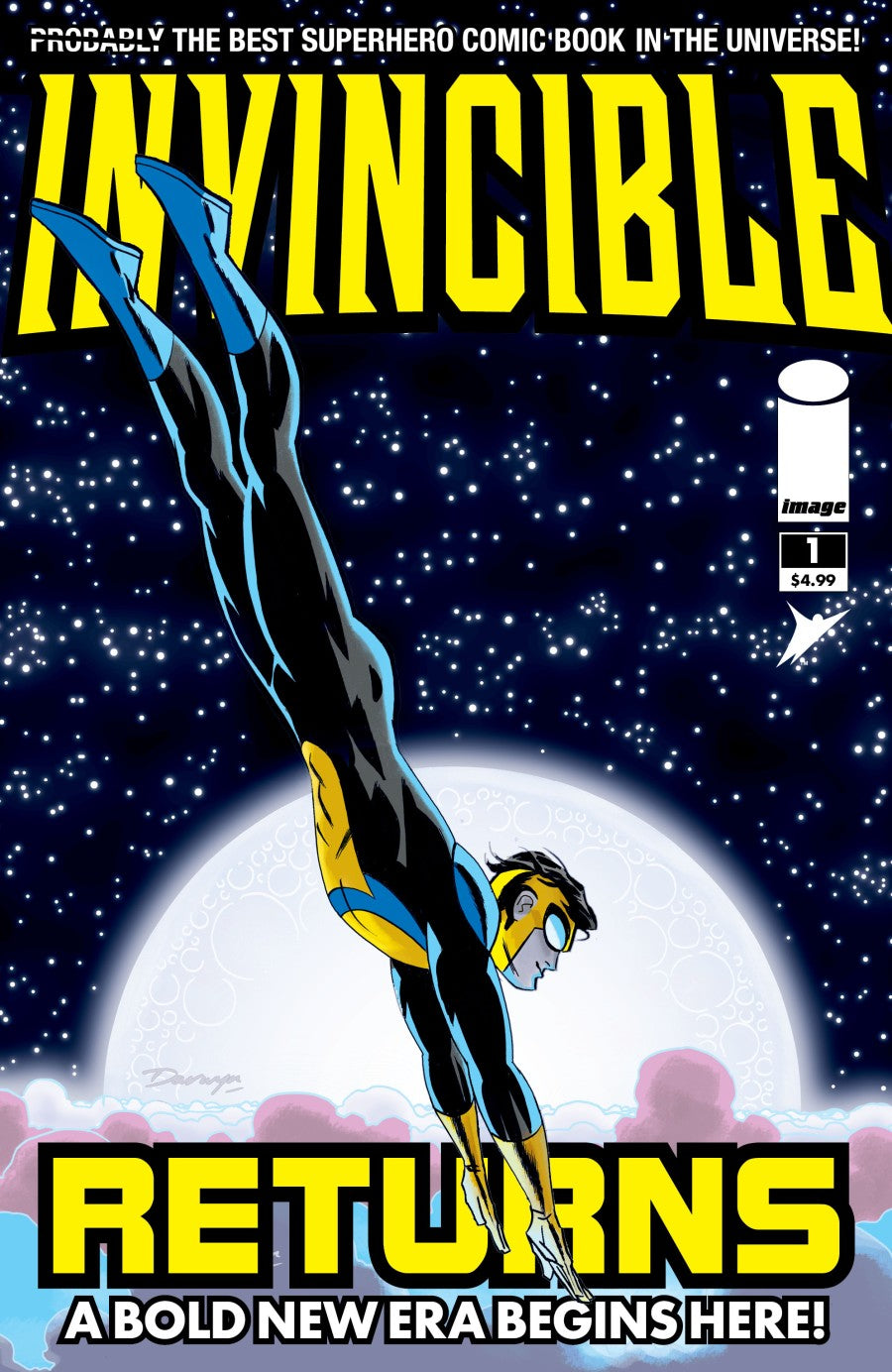 IMAGE COMICS INVINCIBLE RETURNS FACSIMILE EDITION #1 CVR C DARWYN COOKE VAR