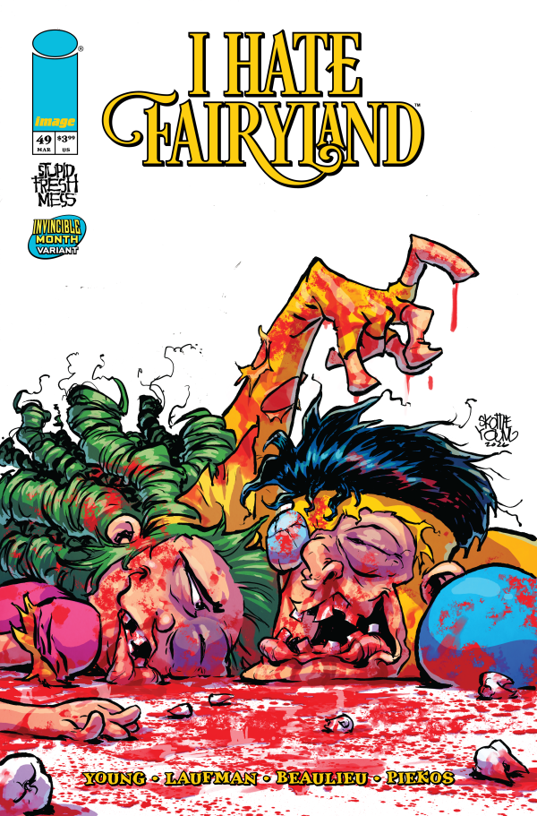 IMAGE COMICS I HATE FAIRYLAND #49 CVR D SKOTTIE YOUNG INVINCIBLE TEAM UP VAR