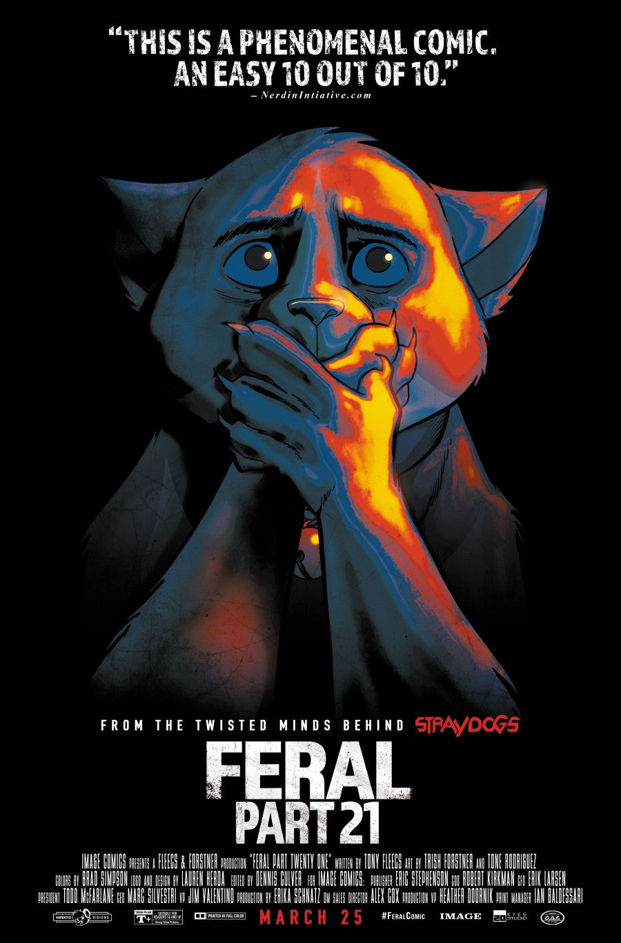 IMAGE COMICS FERAL #21 CVR B TRISH FORSTNER & ALLEN PASSALAQUA VAR