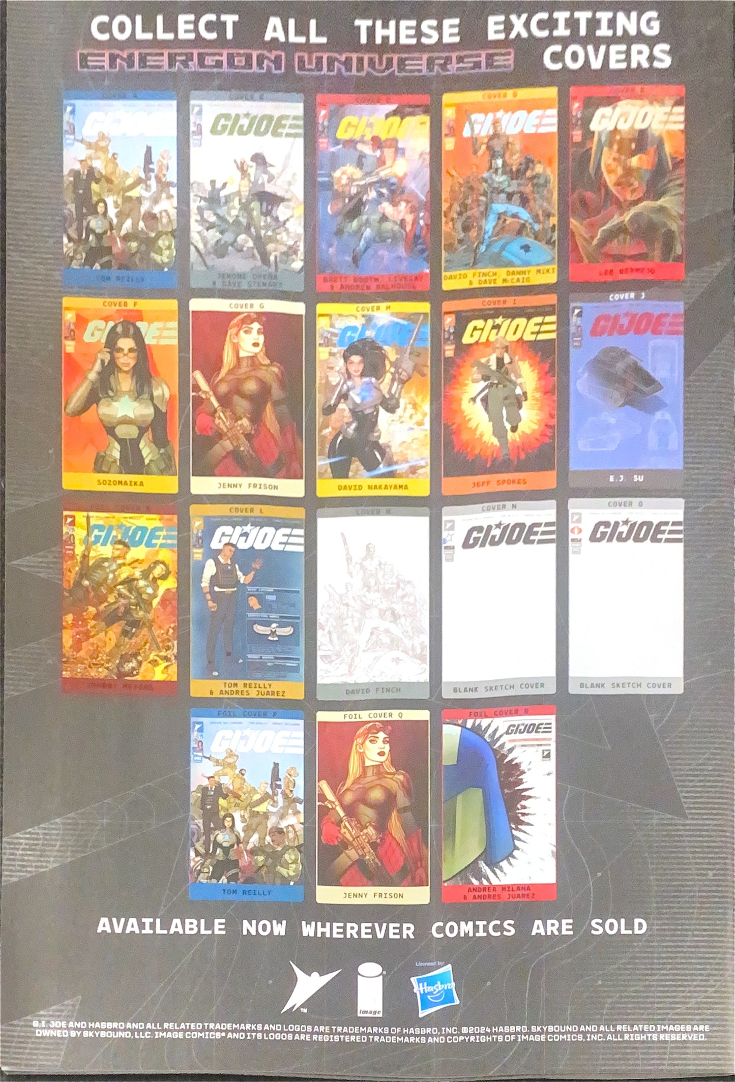 IMAGE COMICS GI JOE #1 COVER H