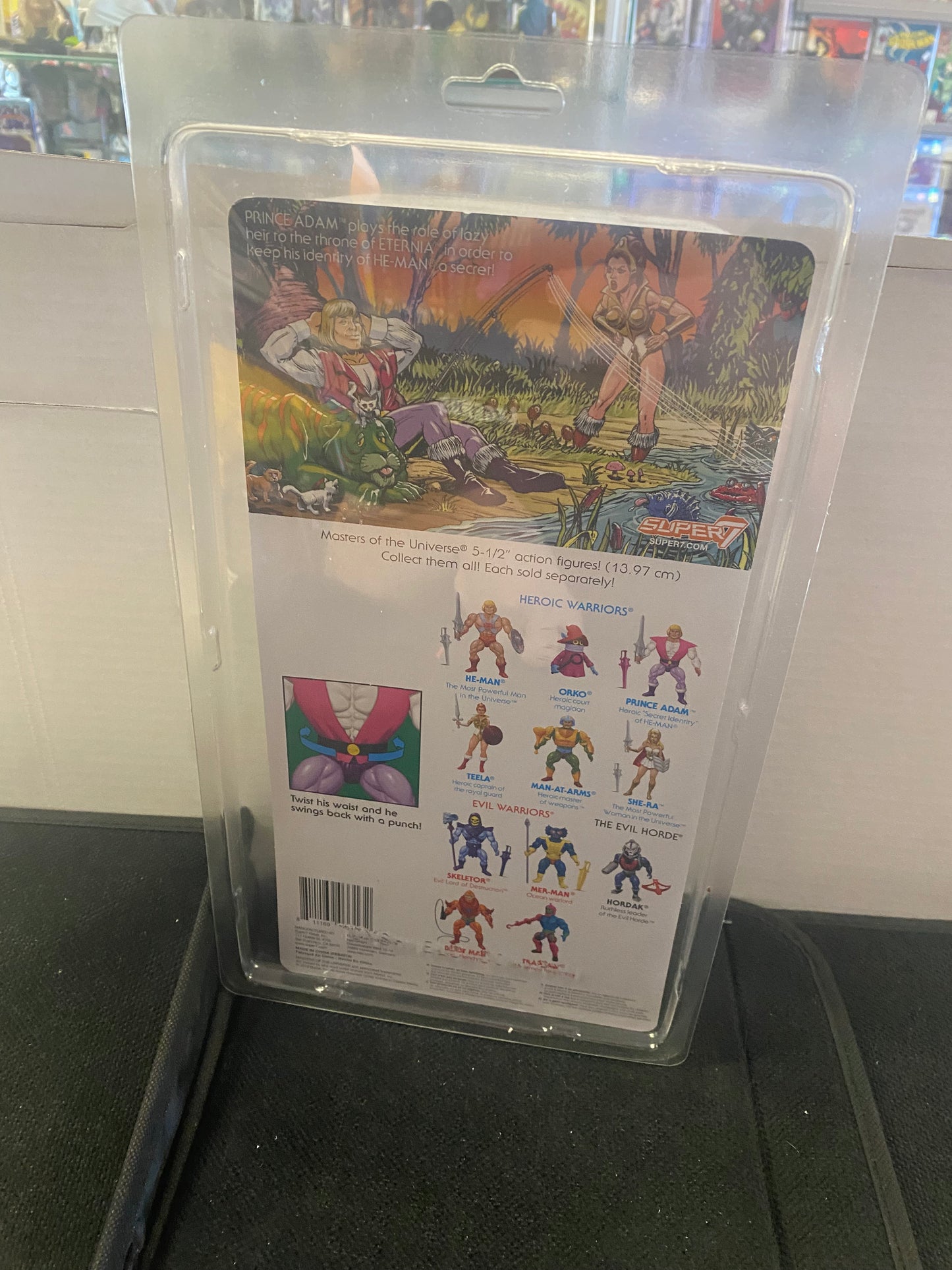 SUPER 7 MASTERS OF THE UNIVERSE PRINCE ADAM (2019)