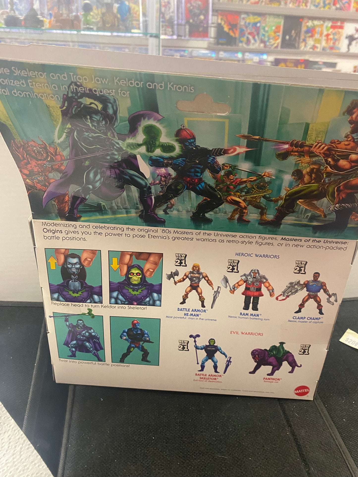MATTEL MASTERS OF THE UNIVERSE RISE OF EVIL KELDOR/ORIGINS KRONIS (2020)