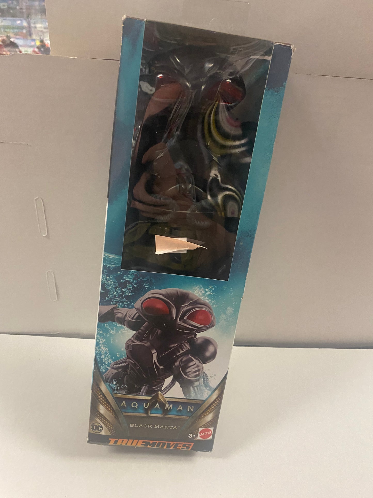 MATTEL AQUA-MAN BLACK MANTA ACTION FIGURE (2018)