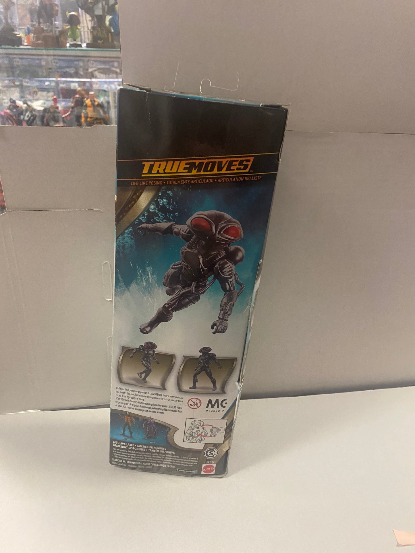 MATTEL AQUA-MAN BLACK MANTA ACTION FIGURE (2018)