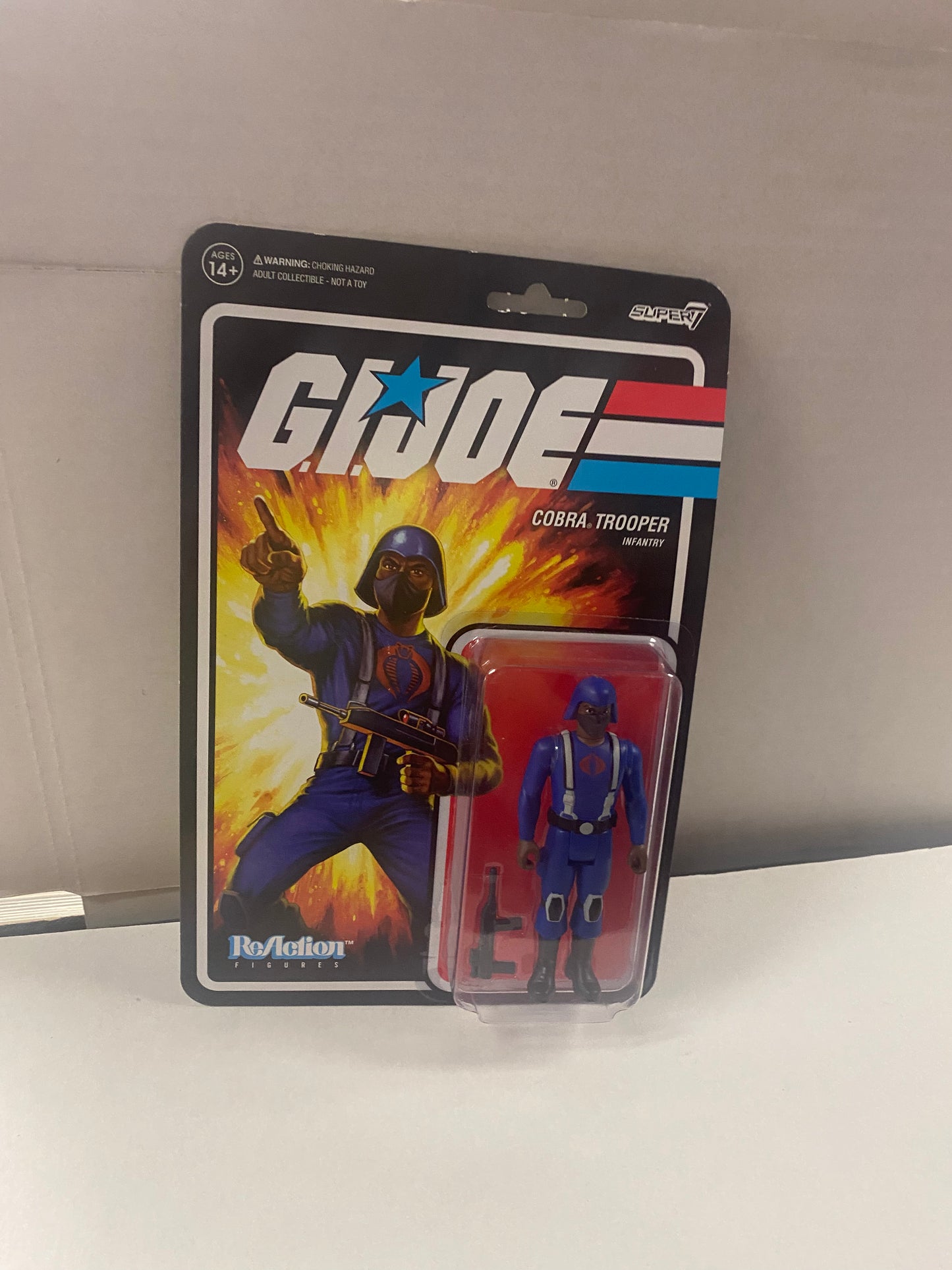 SUPER 7 GI JOE COBRA TROOPER REACTION FIGURES (2021)