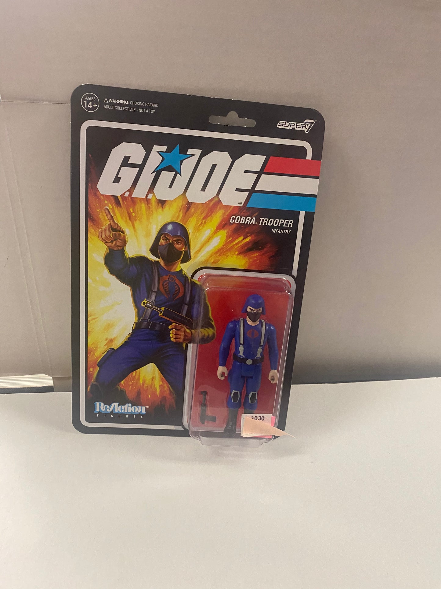 SUPER 7 GI JOE COBRA TROOPER REACTION FIGURES (2021)