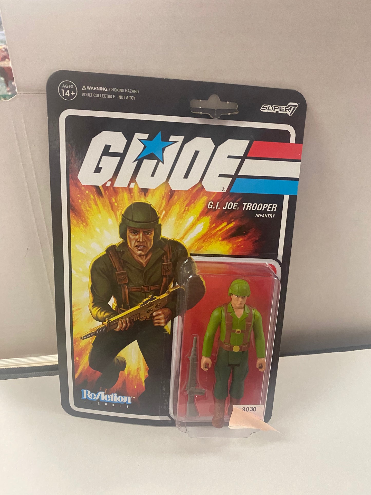 SUPER 7 GI JOE TROOPER INFANTRY REACTION FIGURE (2021)