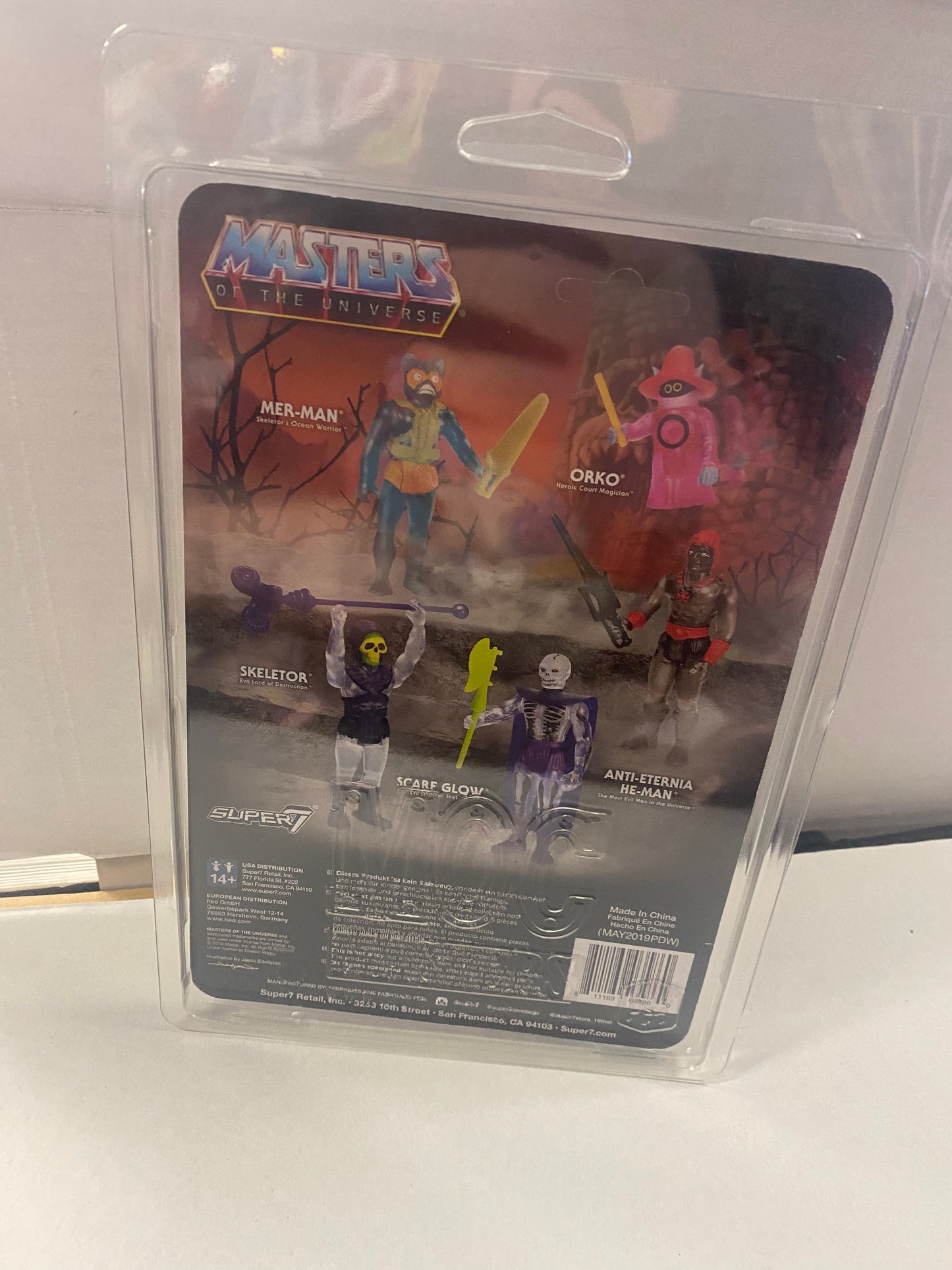 SUPER 7 MASTERS OF THE UNIVERSE SCARE GLOW REACTION FIGURES (2019)