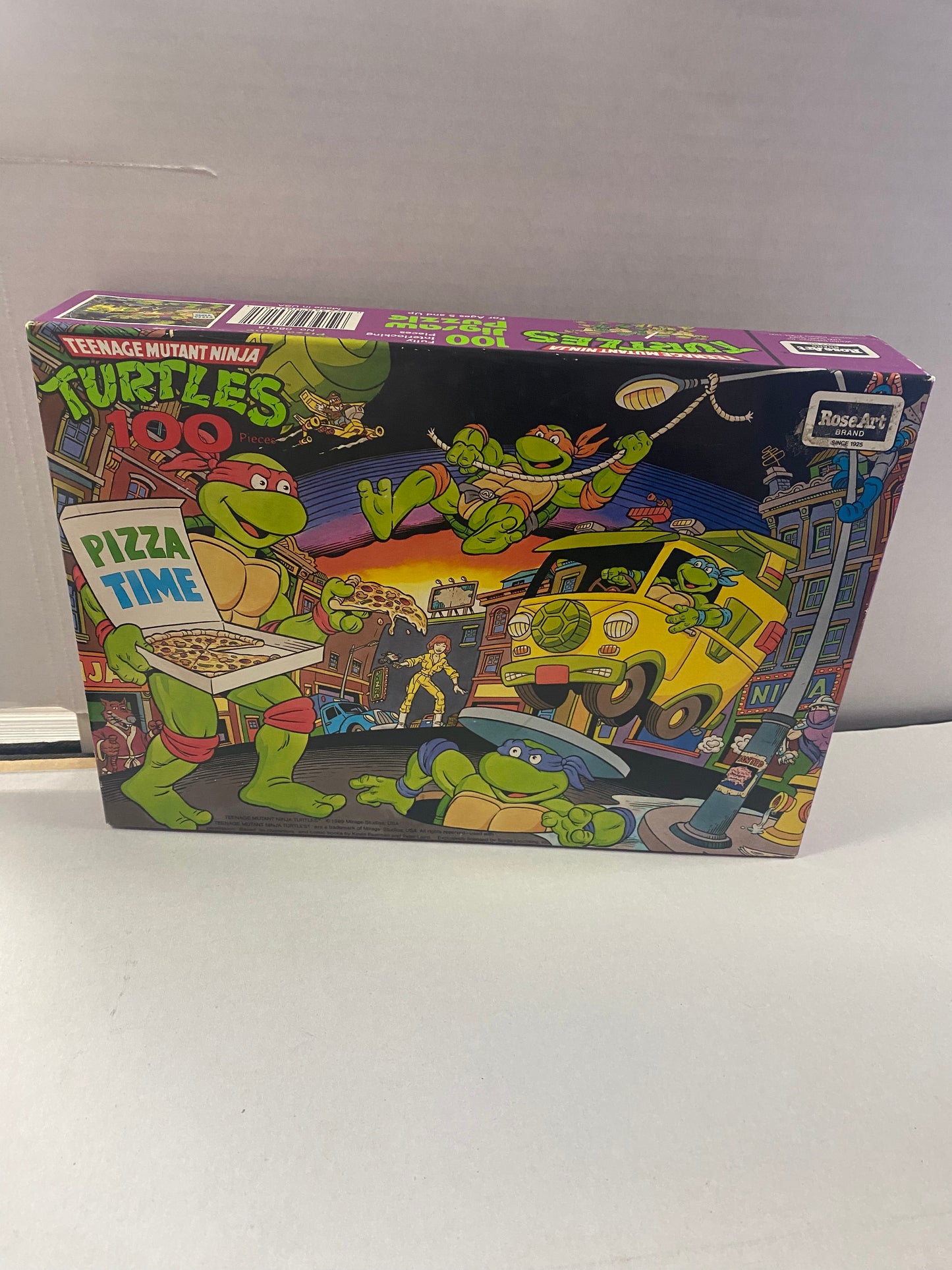 ROSE ART BRAND TMNT PIZZA TIME 100 PIECE PUZZLE