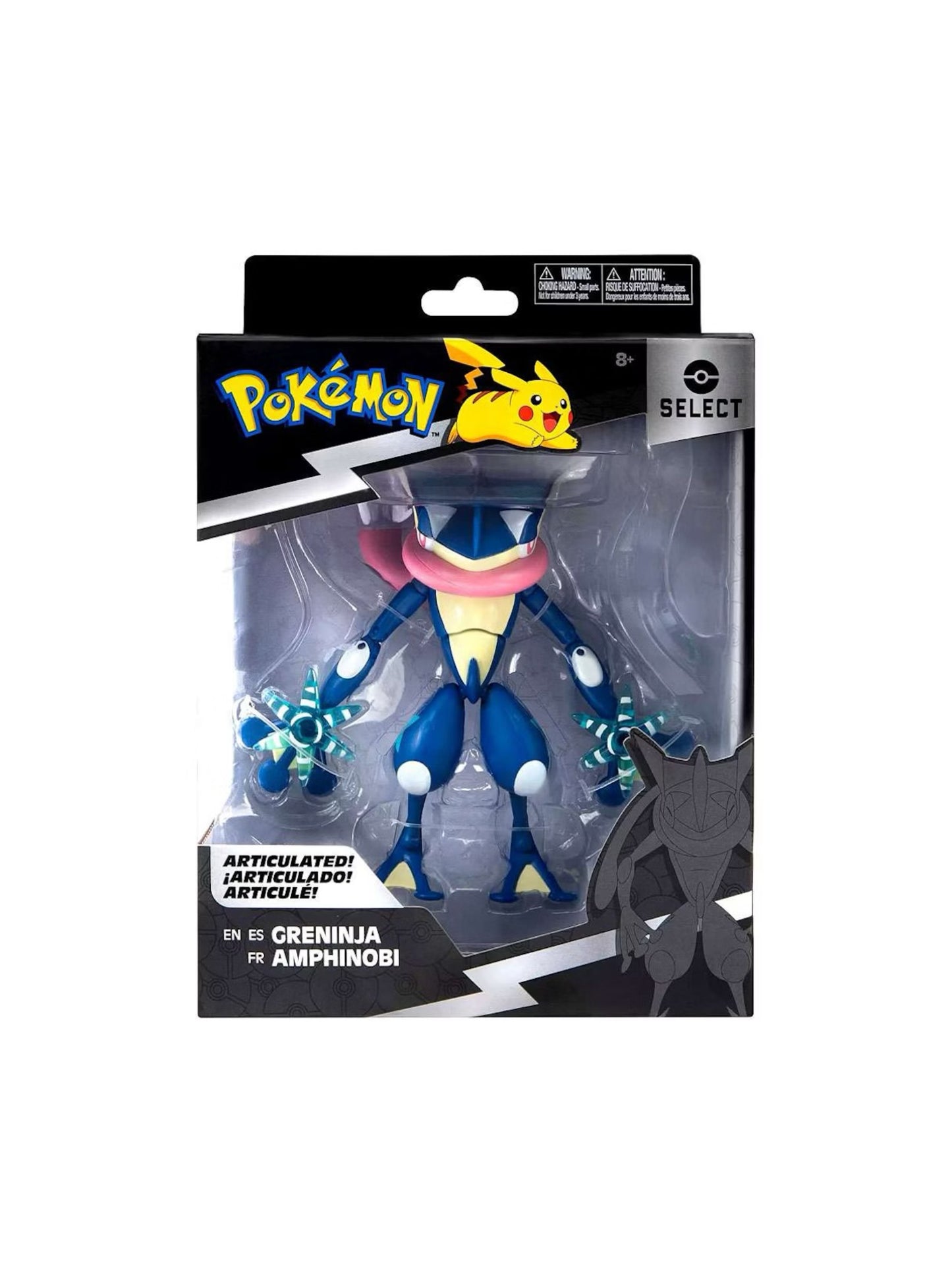 JAZWARES POKEMON GRENINJA SELECT FIGURE VINYL SEALED IN BOX