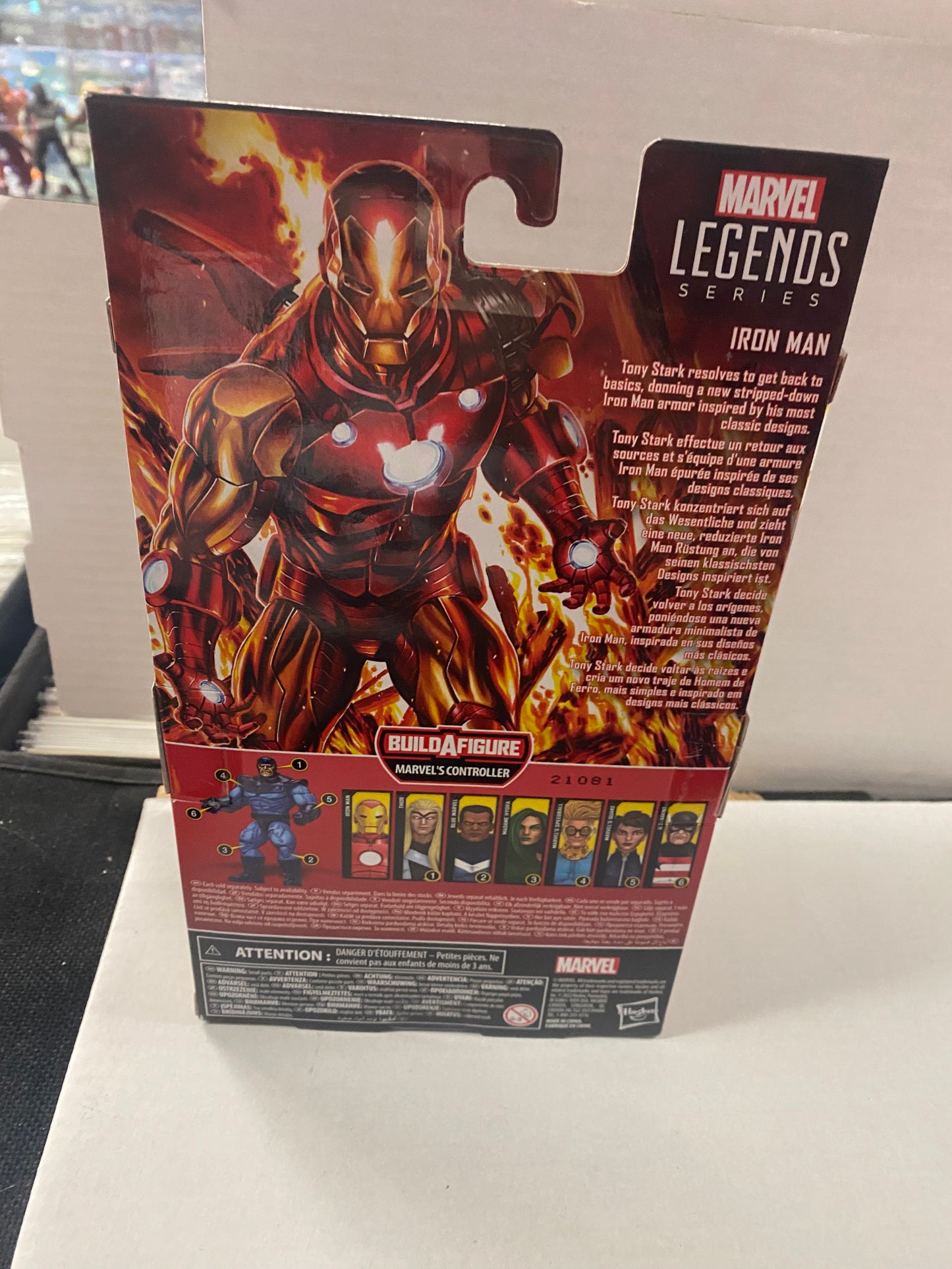MARVEL LEGENDS SERIES IRON MAN BUILD A FIGURE MARVELS CONTROLLER