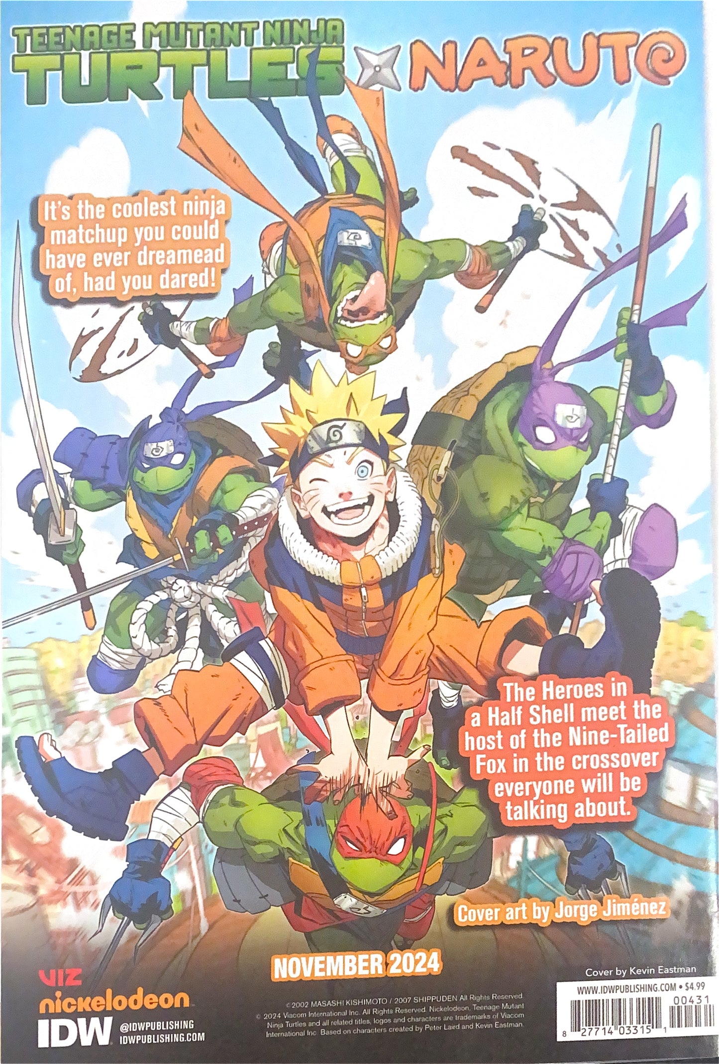 IDW PUBLISHING TEENAGE MUTANT NINJA TURTLES #4 COVER C