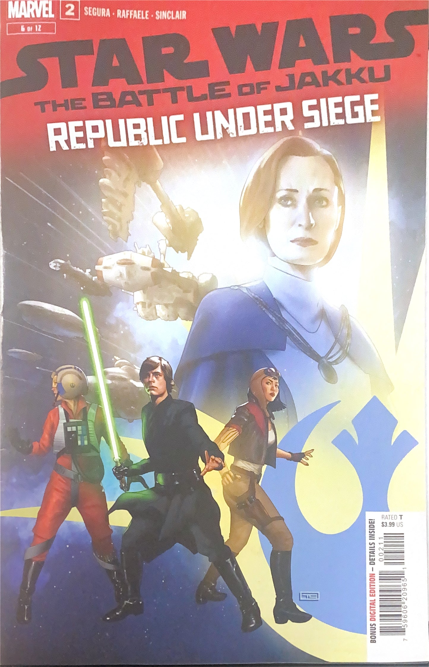 MARVEL COMICS STAR WARS THE BATTLE OF JAKKU REPUBLIC UNDER SEIGE #2