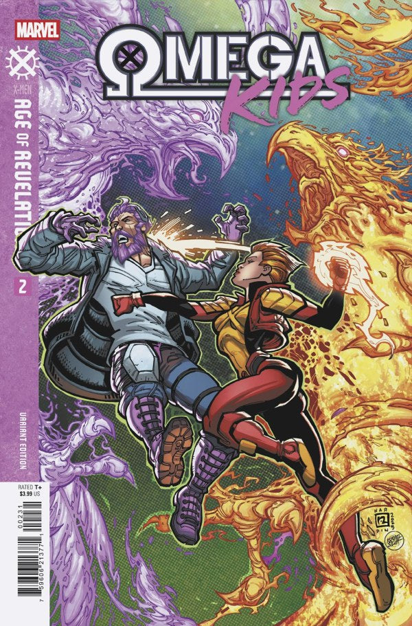 MARVEL COMICS OMEGA KIDS# 2 AOR) 10/25 CVR B