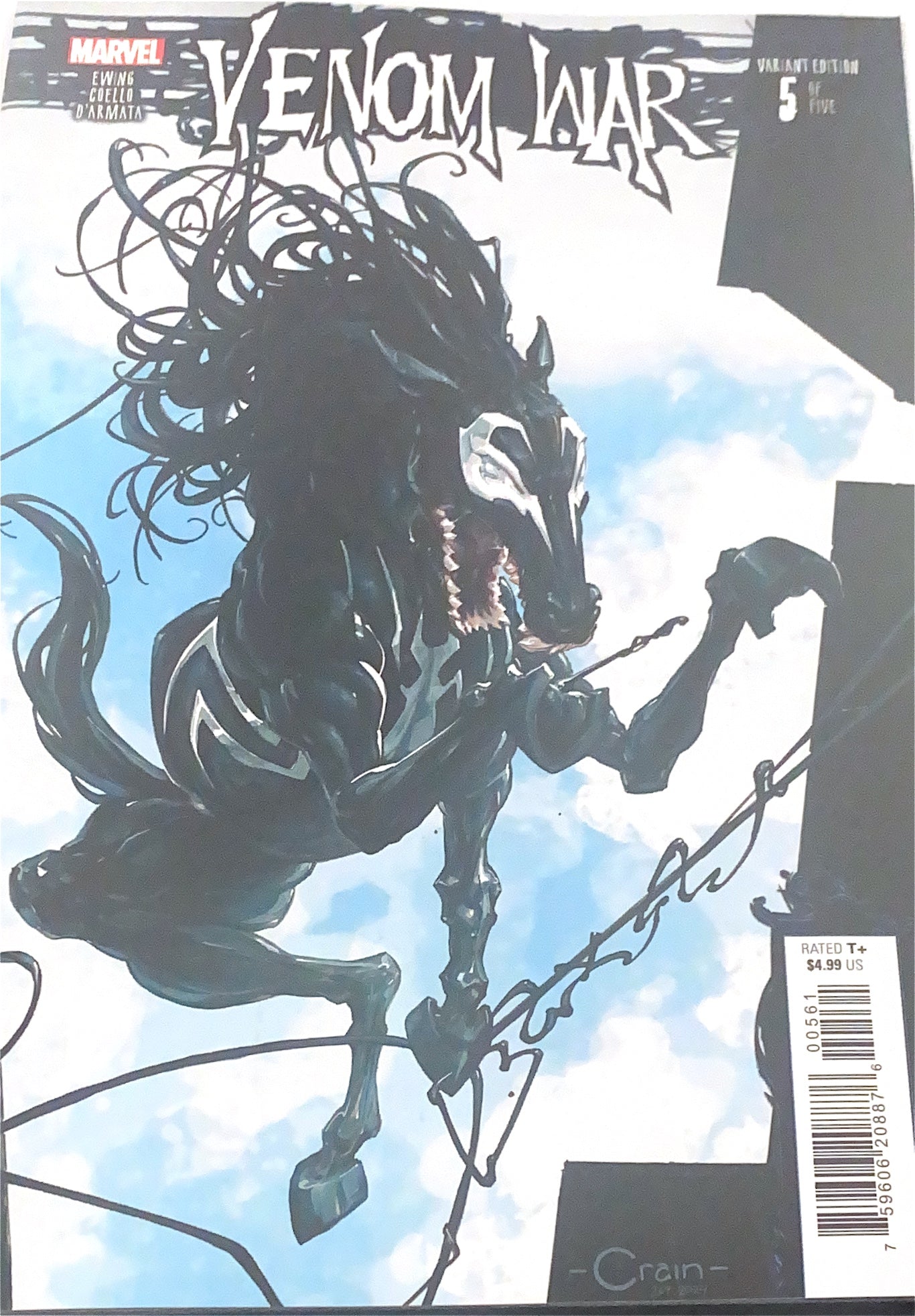 MARVEL COMICS VENOM WAR #5 COVER F