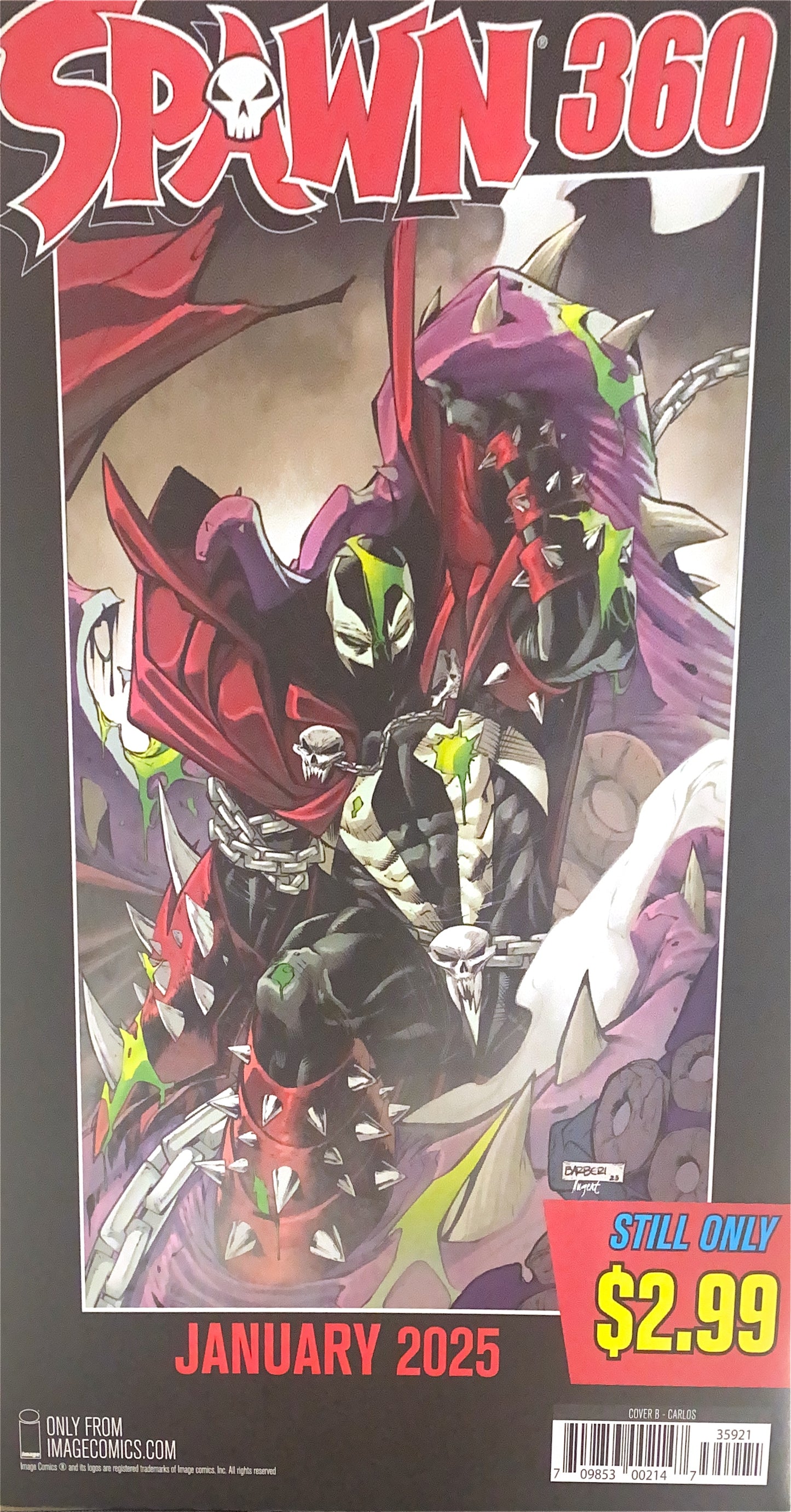 IMAGE COMICS SPAWN #359 COVER B