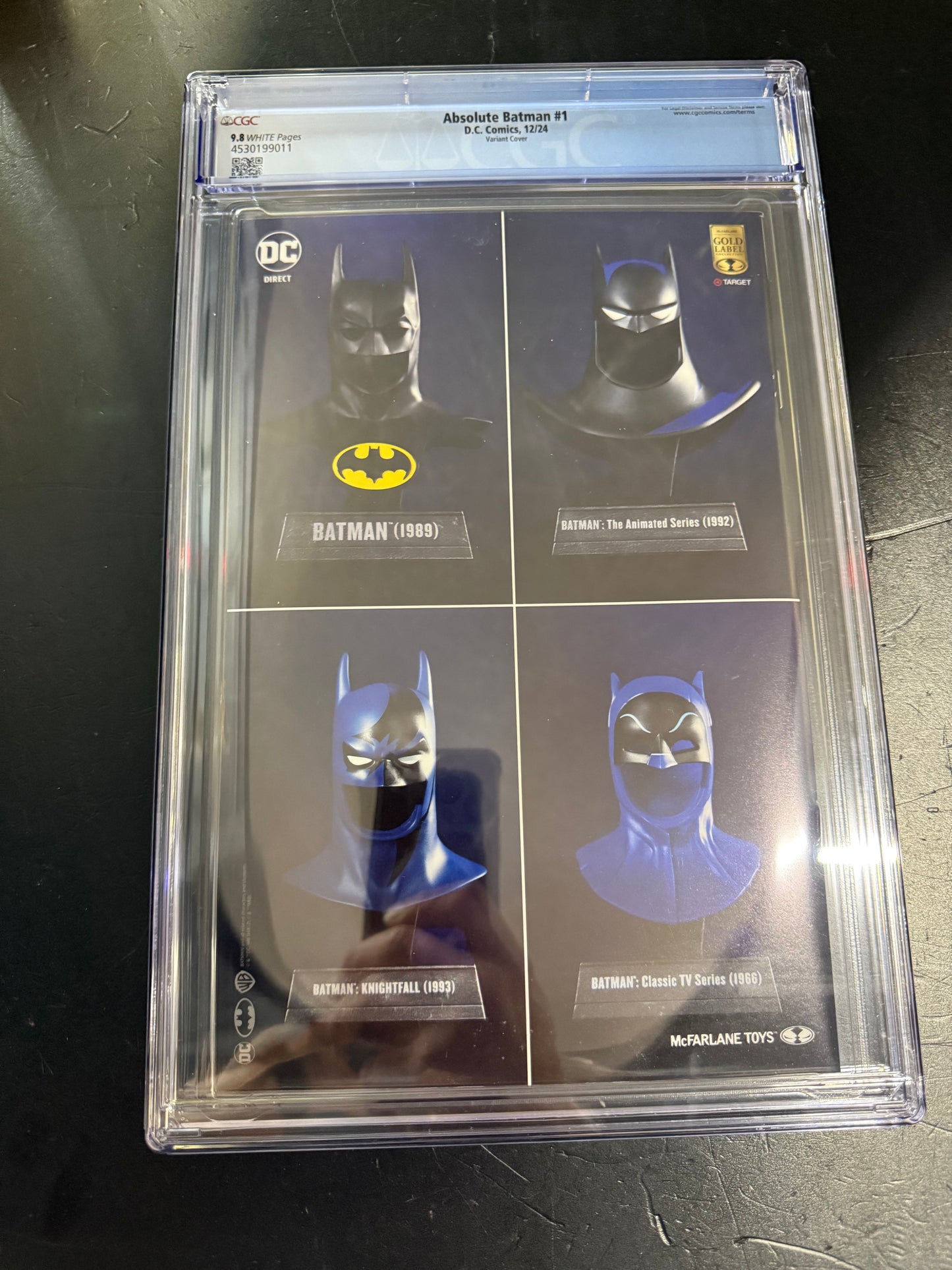 ABSOLUTE BATMAN #1 JIM LEE CIVER VARIANT CGC 9.8 DC ALL IN COMIC