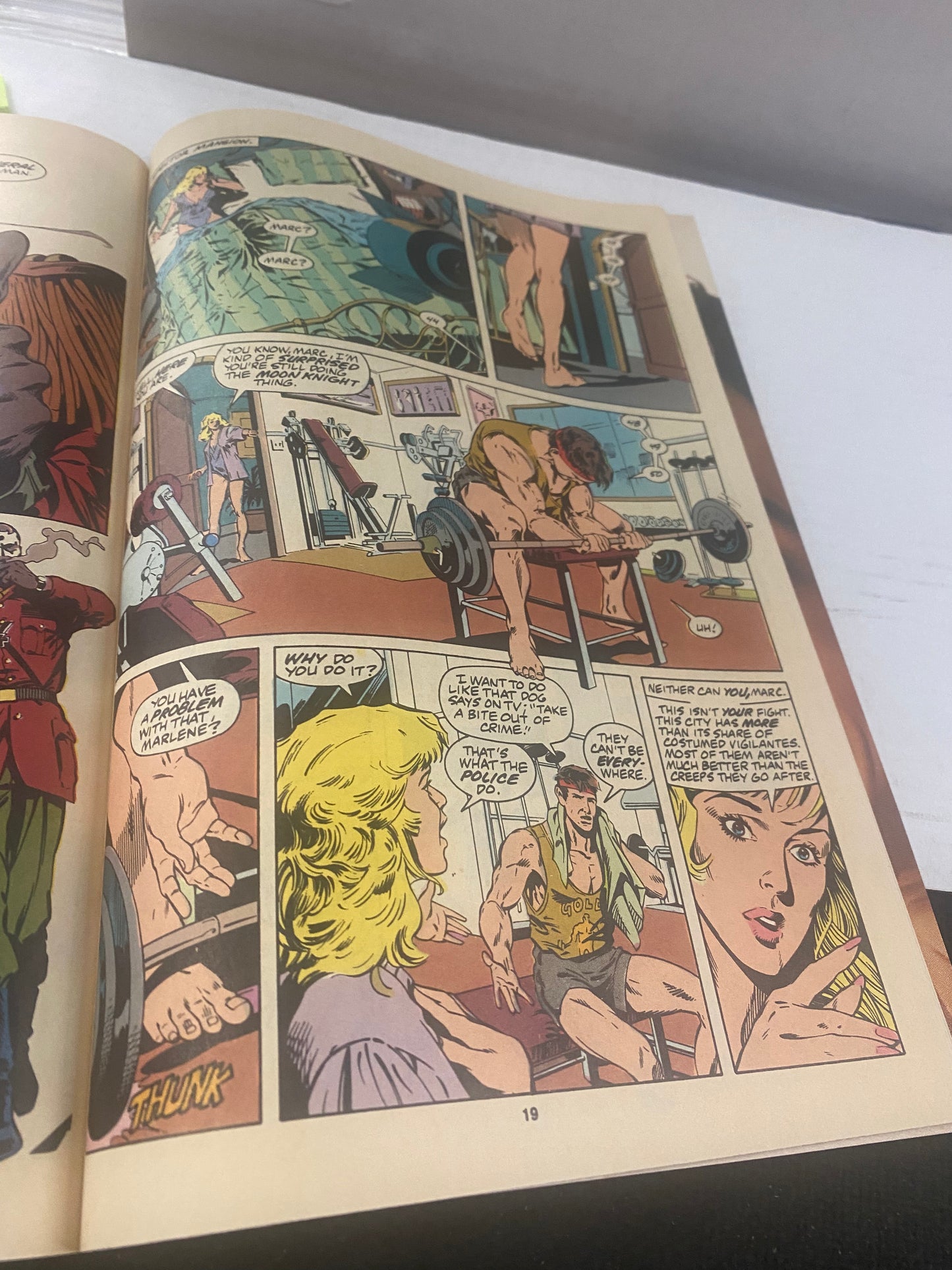 MARVEL COMICS MARC SPECTOR MOON KNIGHT #1 (1989)