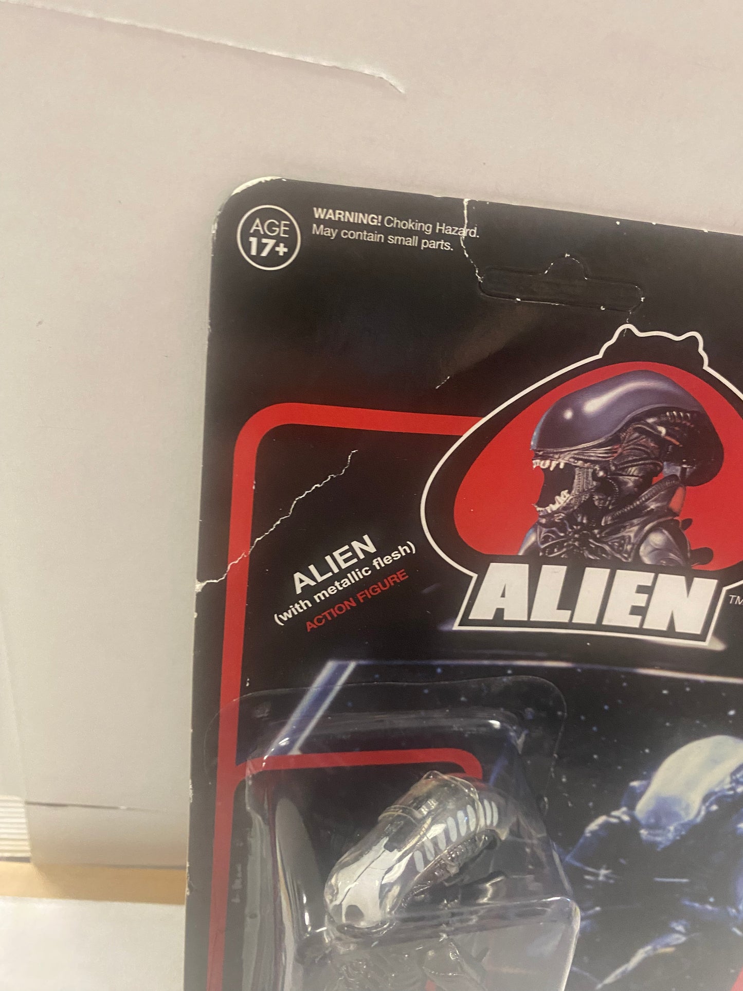 SUPER 7 REACTION FIGURES ALIEN ALIEN WITH METALLIC FLESH