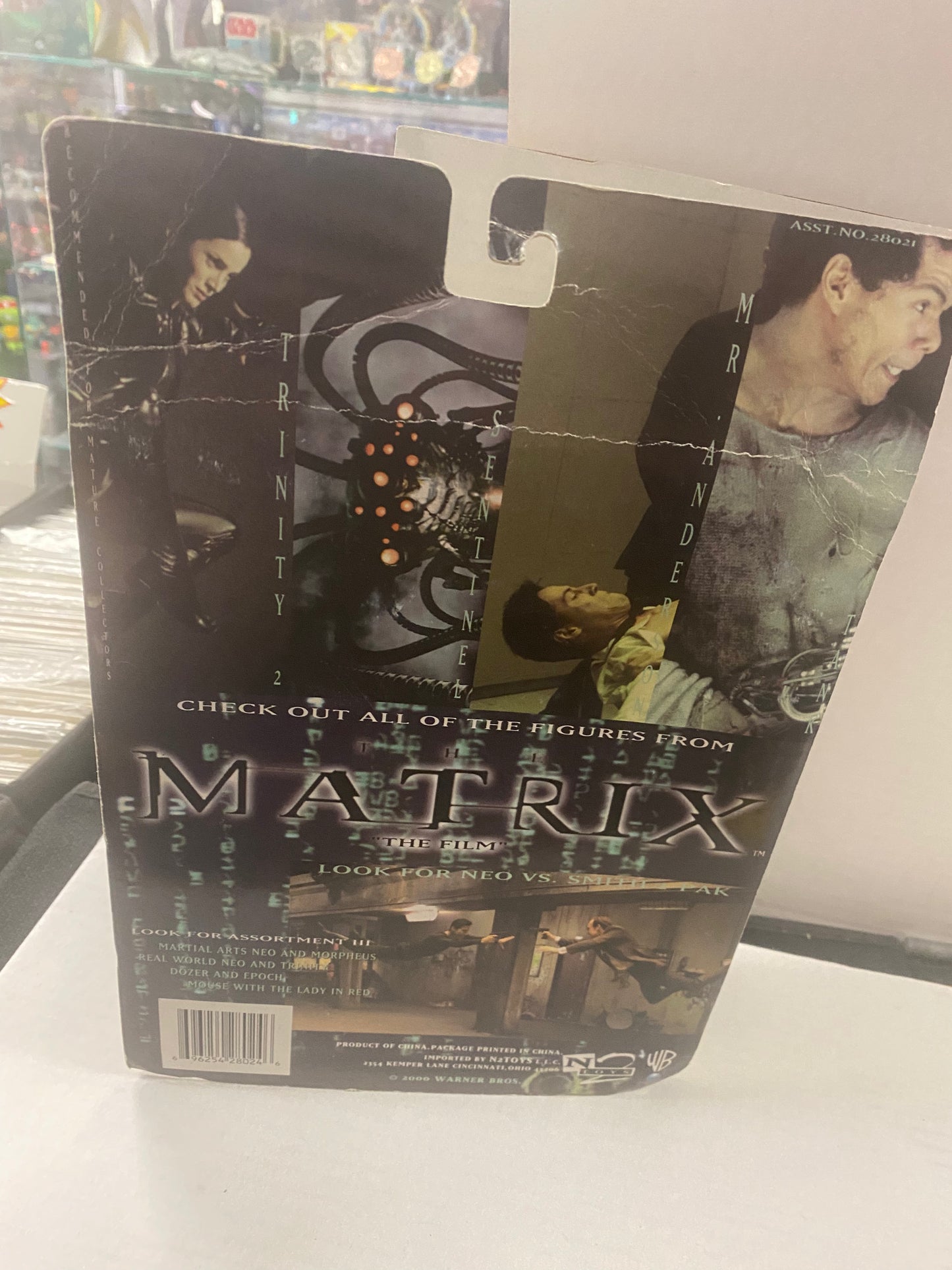 THE MATRIX MR ANDERSON ACTION FIGURE