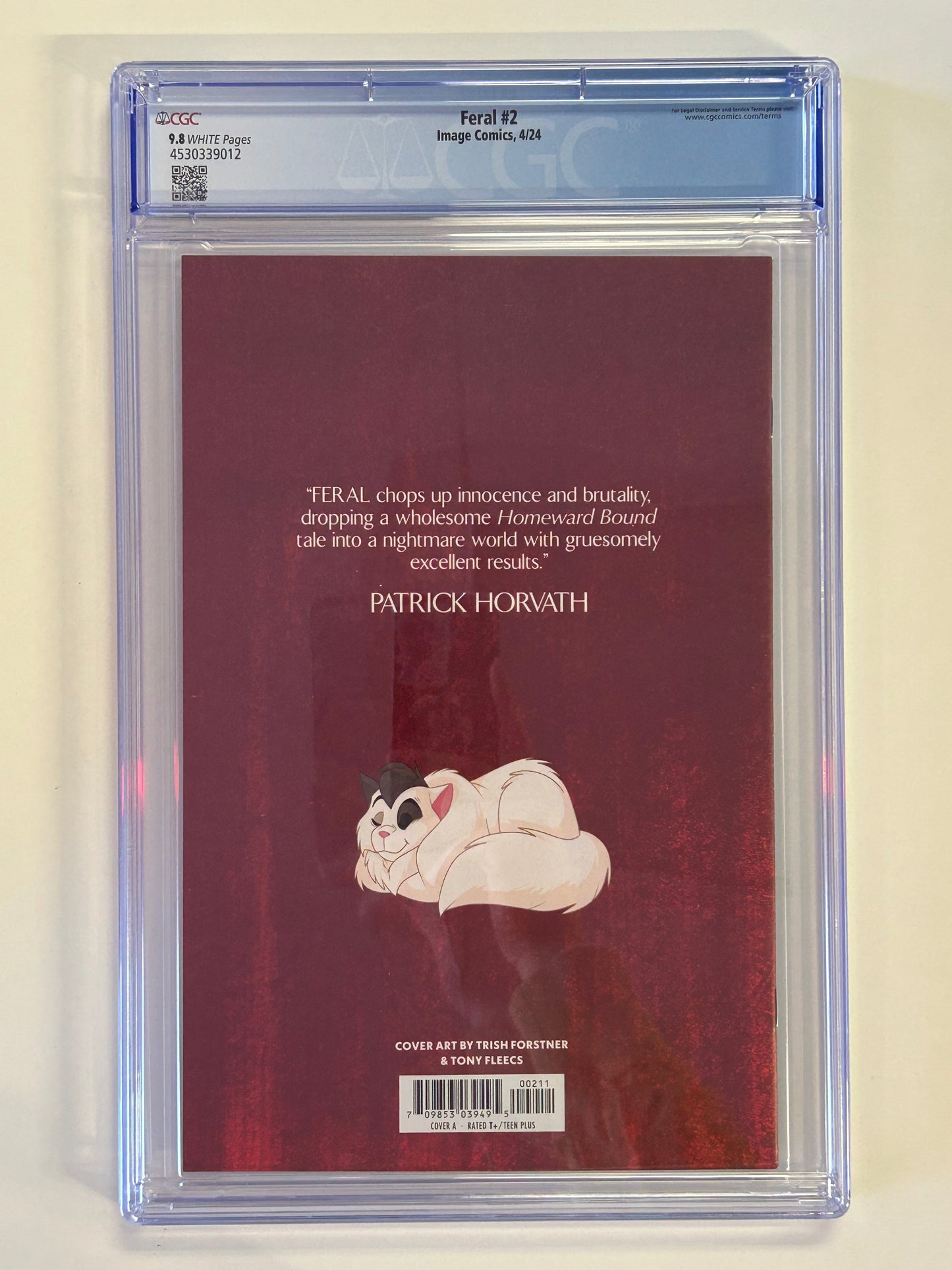 IMAGE FERAL #2 CGC 9.8 WP