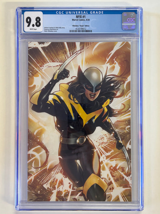 MARVEL COMICS NYX #1 VILLALOBOS “VIRGIN” EDITION (2024) CGC 9.8 WP