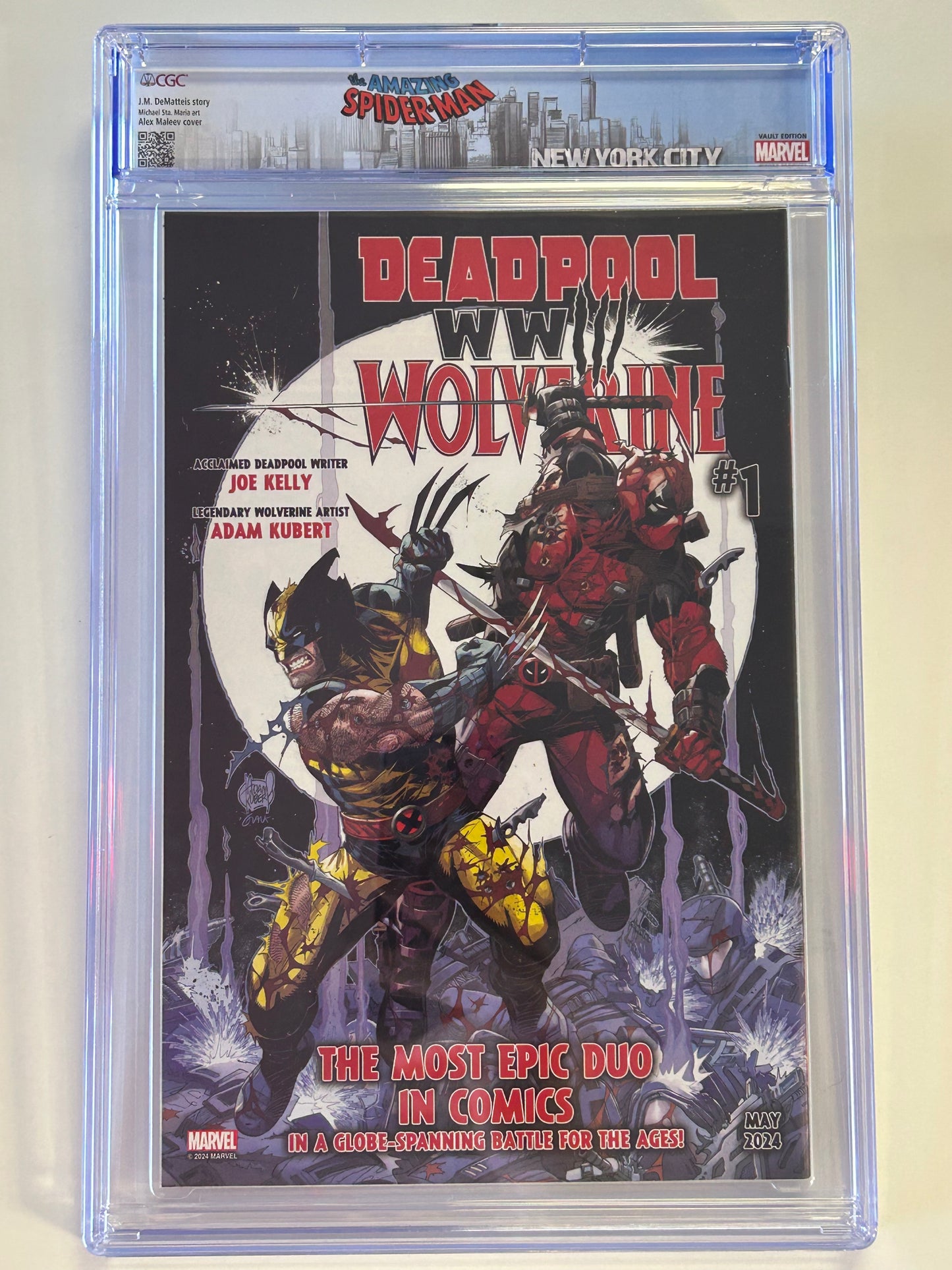 MARVEL COMICS SPIDER-MAN: SHADOW OF THE GREEN GOLBLIN #1 MALEEV VARIANT CGC 9.8 WP