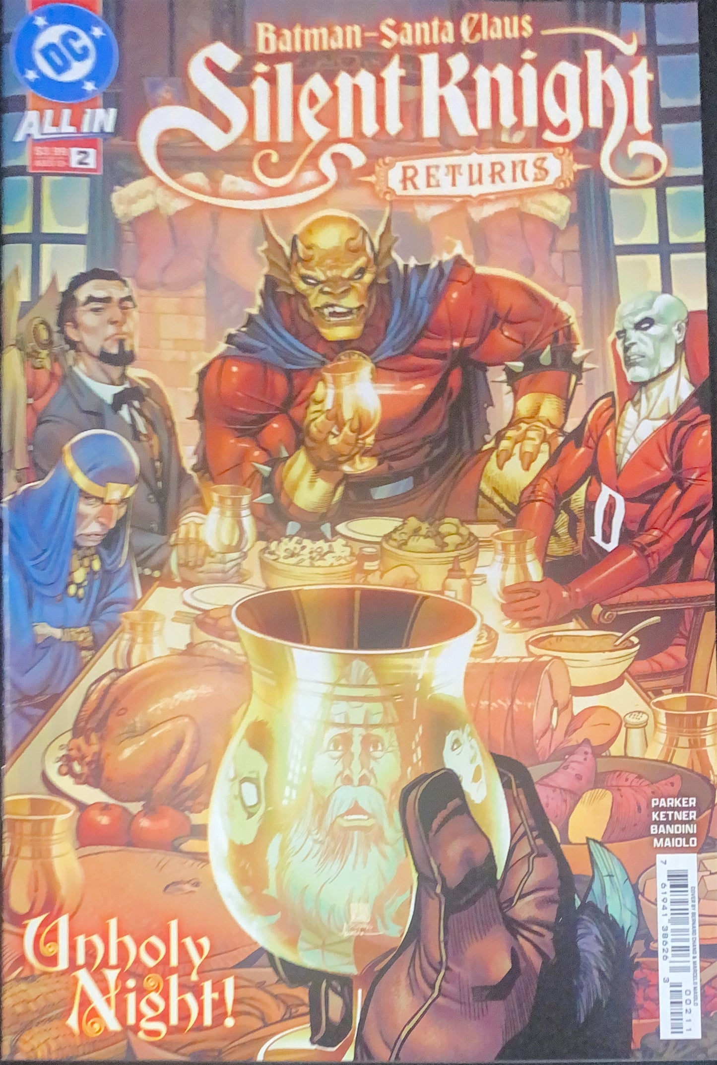 DC COMICS BATMAN SANTA CLAUS SILENT KNIGHT RETURNS #2