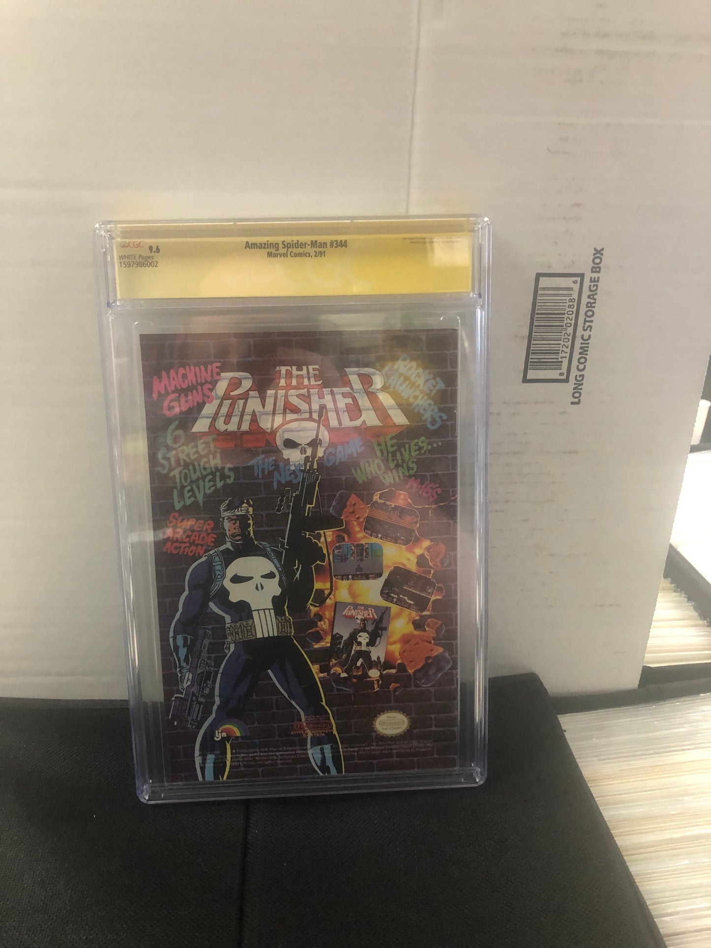 MARVEL COMICS AMAZING SPIDER-MAN #344 (1991), 1ST APPEARANCE OF CLETUS KASADY, SIGNED BY: DAVID MICHELINIE, SS CGC 9.6 WP